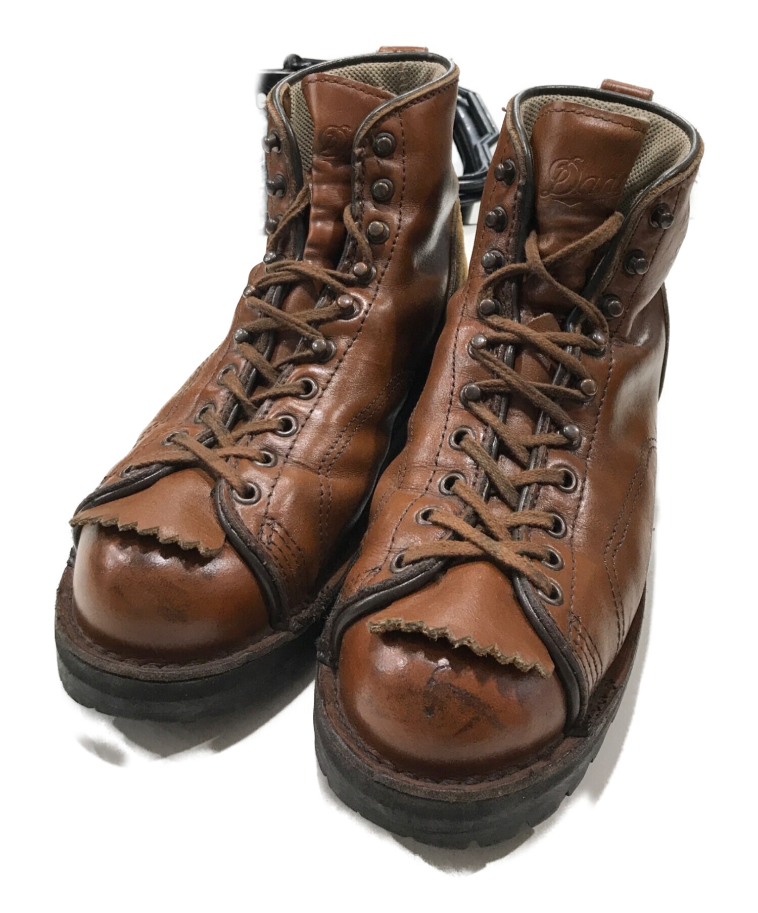 Danner ダナー DJ WOODSMAN CR レースアップブーツ 12050X USA製 size:7 1/2 中古・古着通販】Danner (ダナー) DJ WOODSMAN CR レースアップブーツ