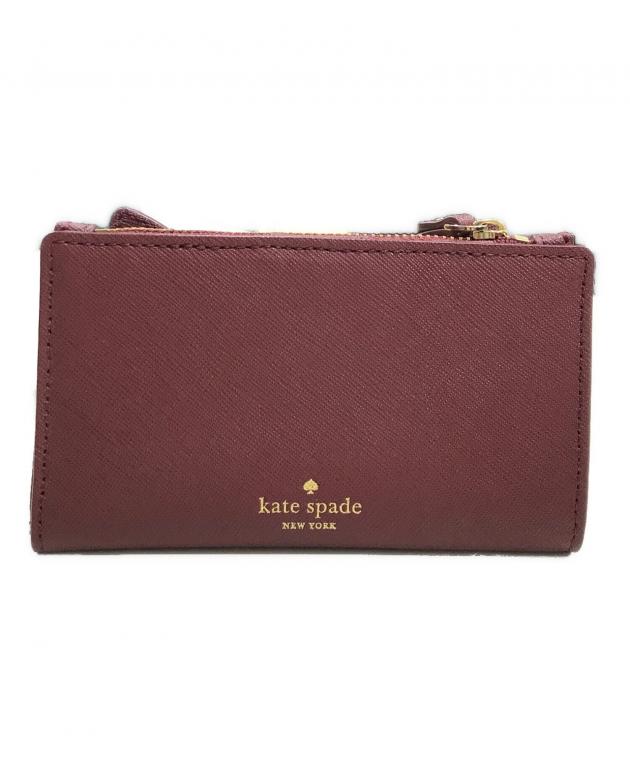 kate　2本① 中古・古着通販】Kate Spade (ケイトスペード) フォックス2つ折り財布