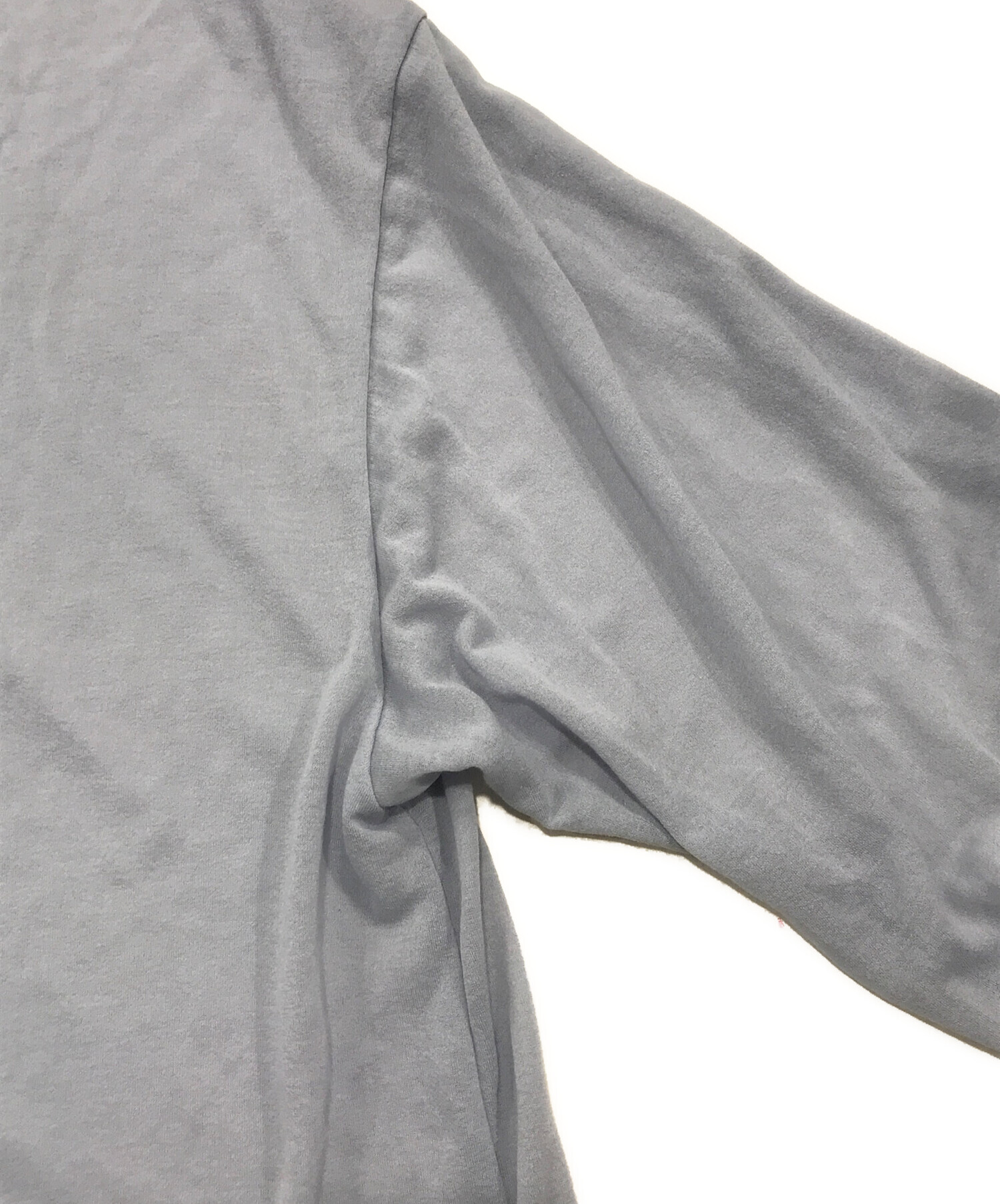 【Used】ETRE TOKYO センターピンタックシアーロンTee ブルー 中古・古着通販】ETRE TOKYO (エトレトウキョウ) センターピンタックシ