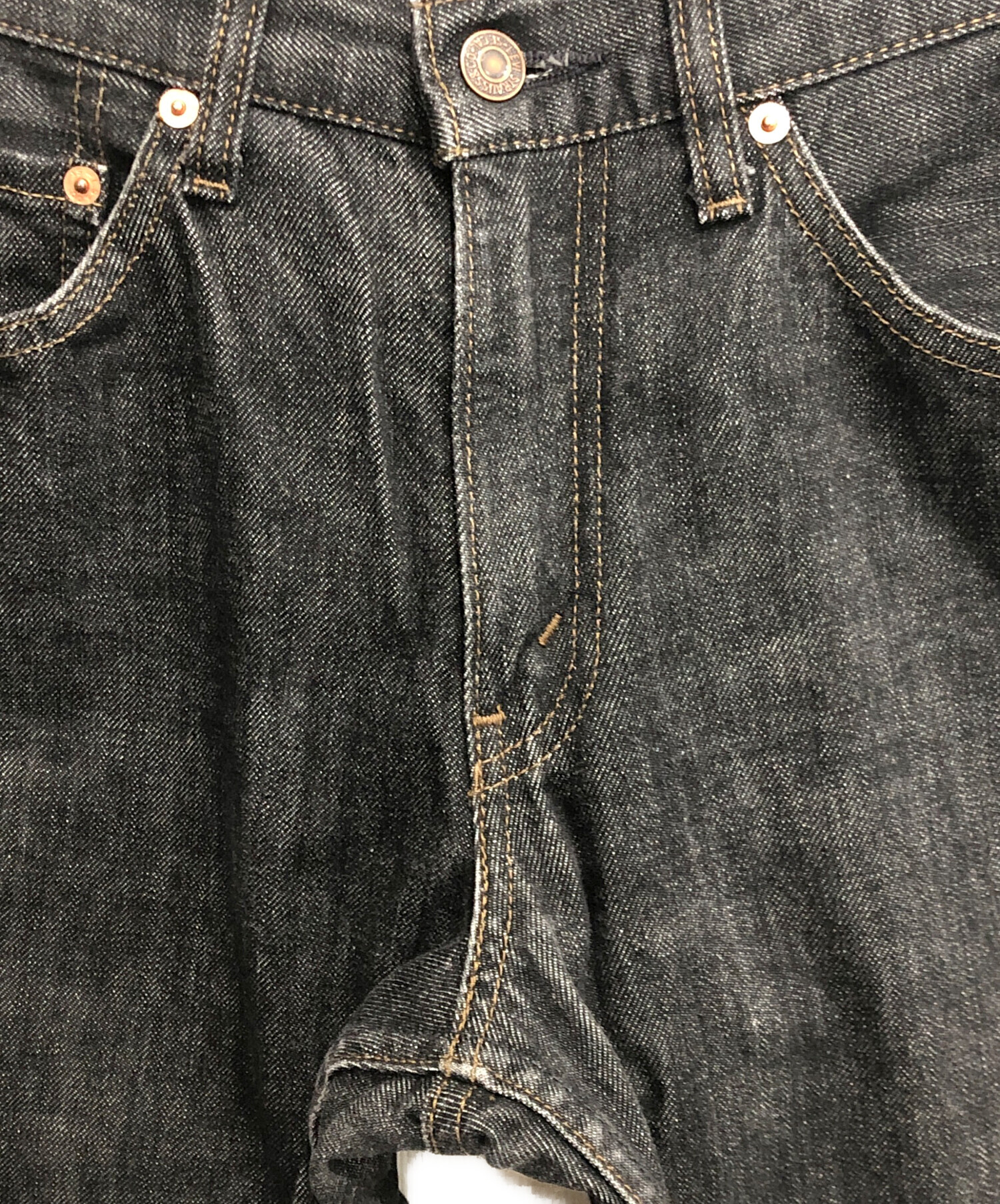 中古・古着通販】LEVI'S (リーバイス) 517デニムパンツ ブラック