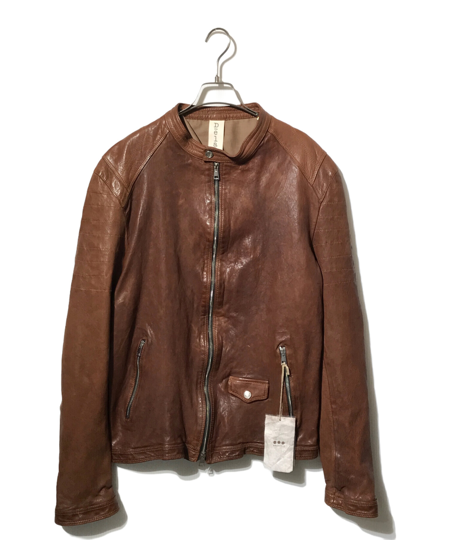 中古・古着通販】DELAN (デラン) シングルライダースジャケット