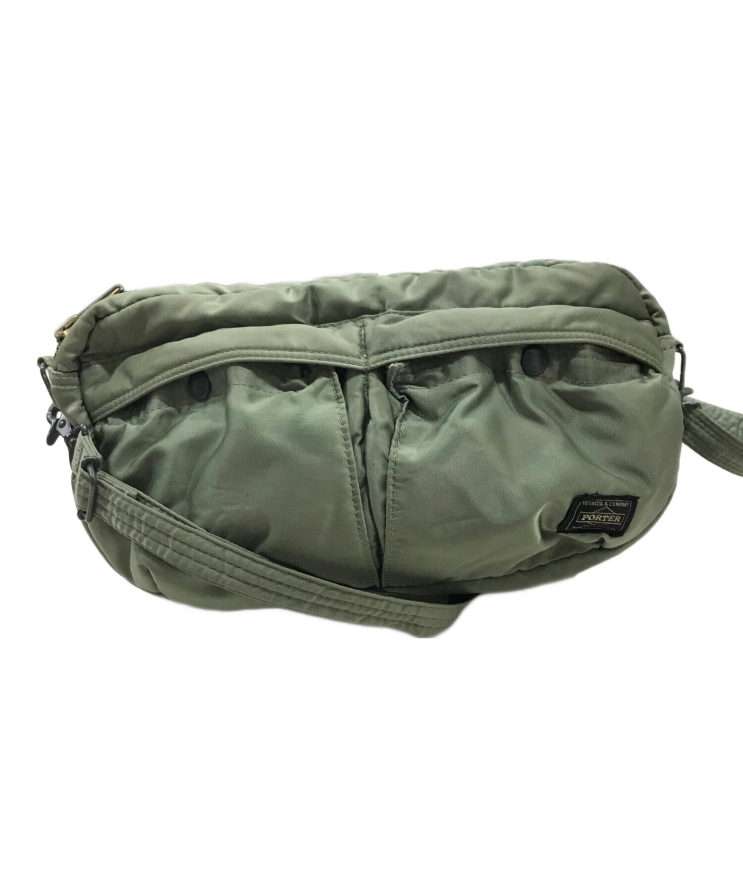 中古・古着通販】PORTER (ポーター) ショルダーバッグ カーキ