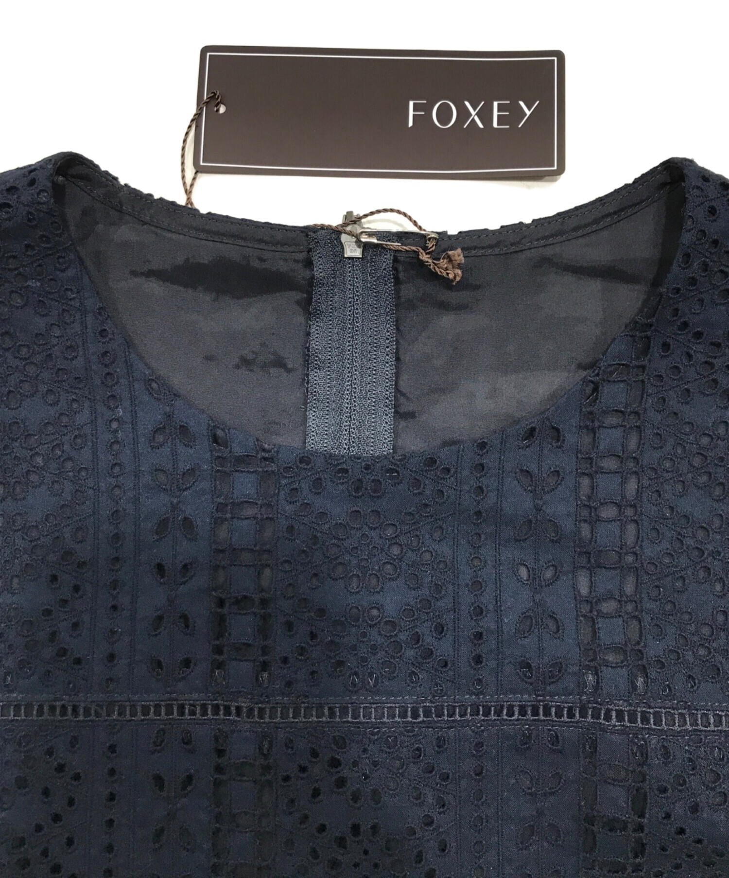 中古・古着通販】FOXEY (フォクシー) プロヴァンス ネイビー サイズ:38