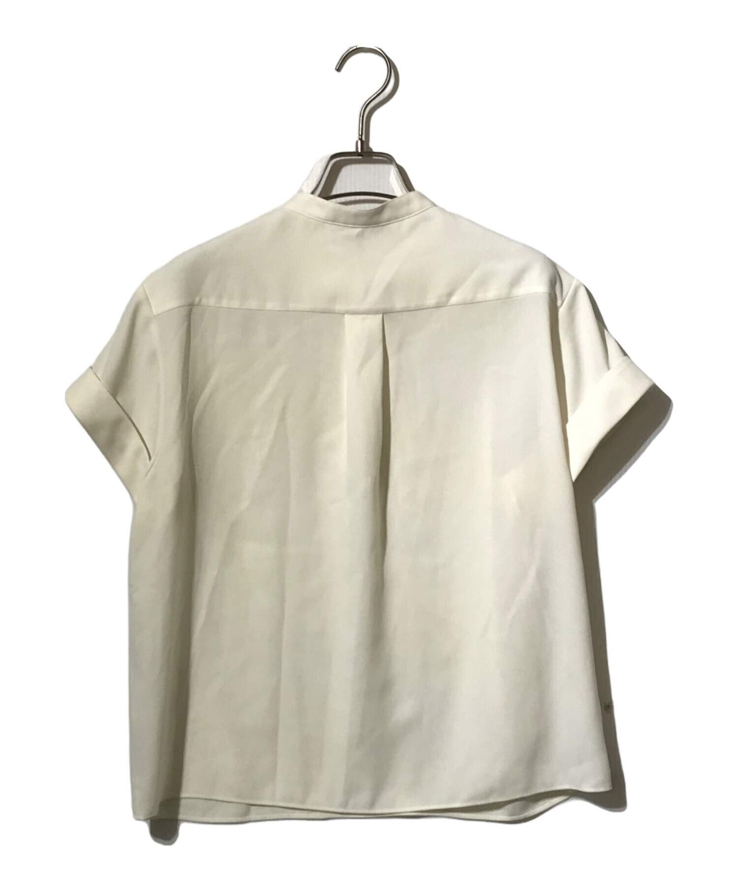 中古・古着通販】theory (セオリー) スタンドカラーシャツ アイボリー