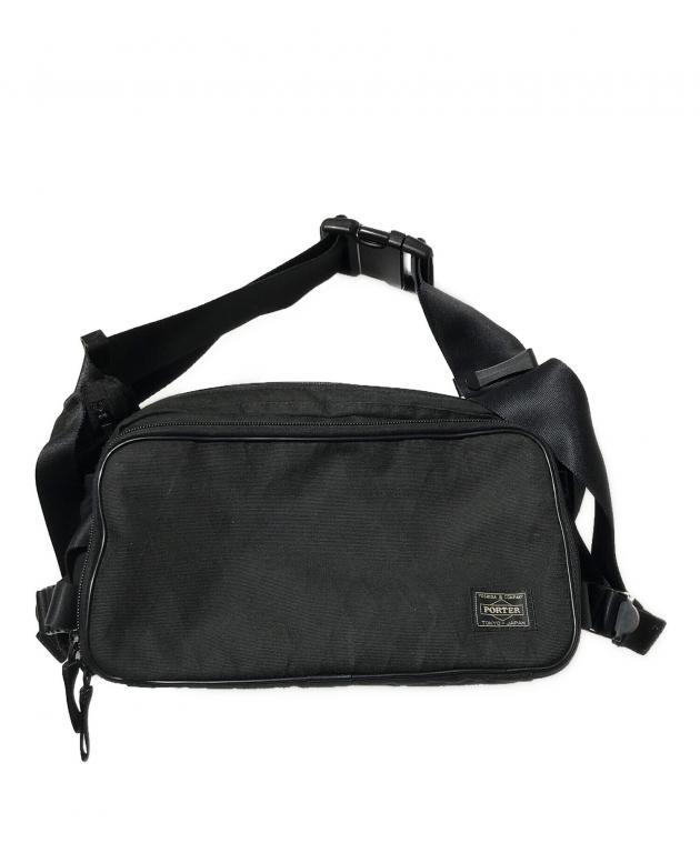 中古・古着通販】PORTER (ポーター) ウエストバッグ ブラック