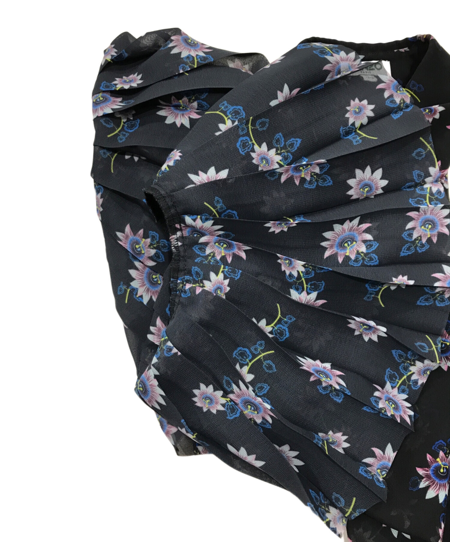中古・古着通販】KENZO (ケンゾー) 花柄フレアスリーブシアーシャツ 