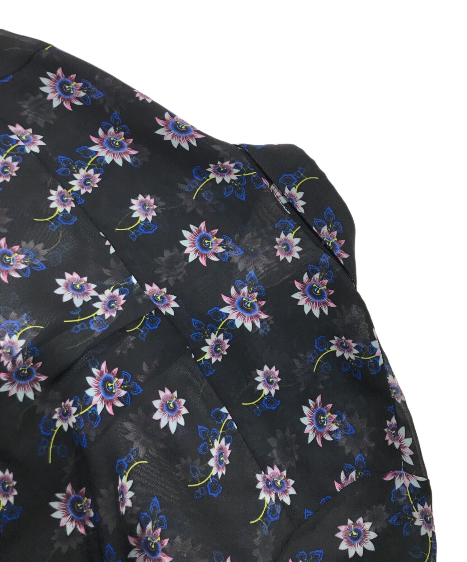 中古・古着通販】KENZO (ケンゾー) 花柄フレアスリーブシアーシャツ 