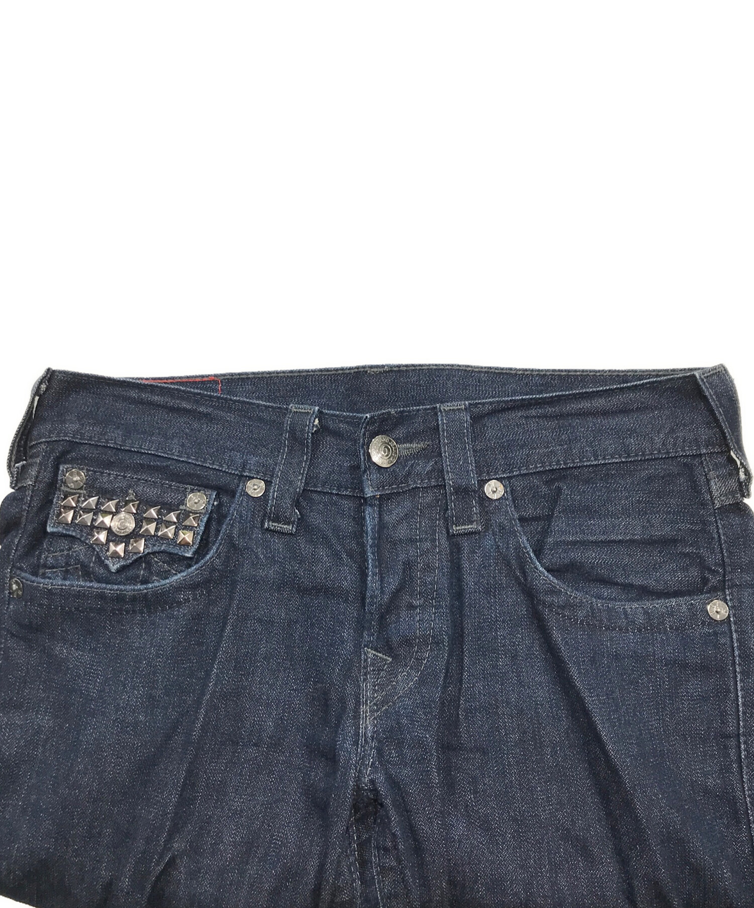 TRUE RELIGION デニム 24インチ スタッズ付き 中古・古着通販】TRUE RELIGION (トゥルー レリジョン) JACK スタッズ