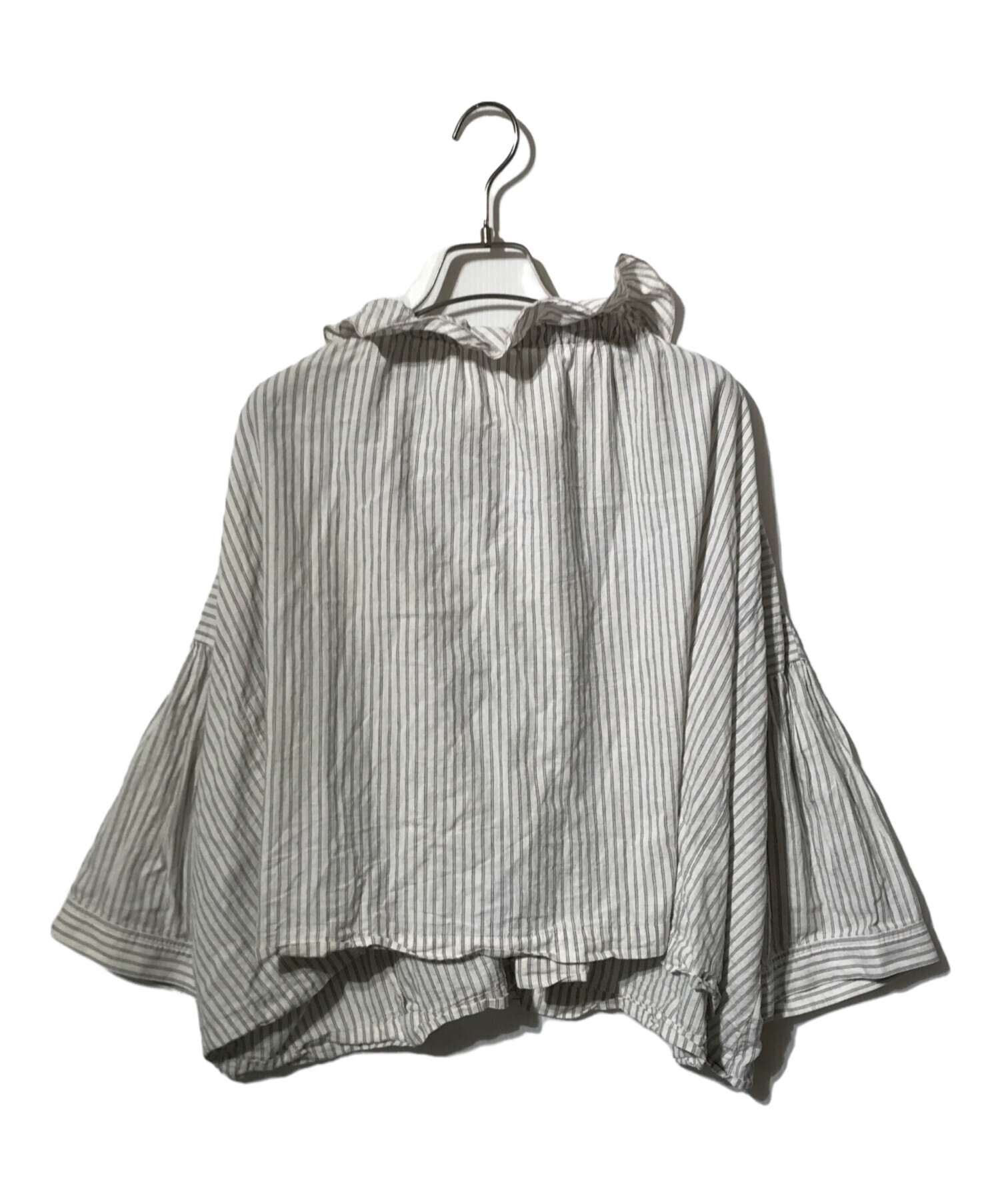 中古・古着通販】nest Robe (ネストローブ) コットンリネンストライプ 