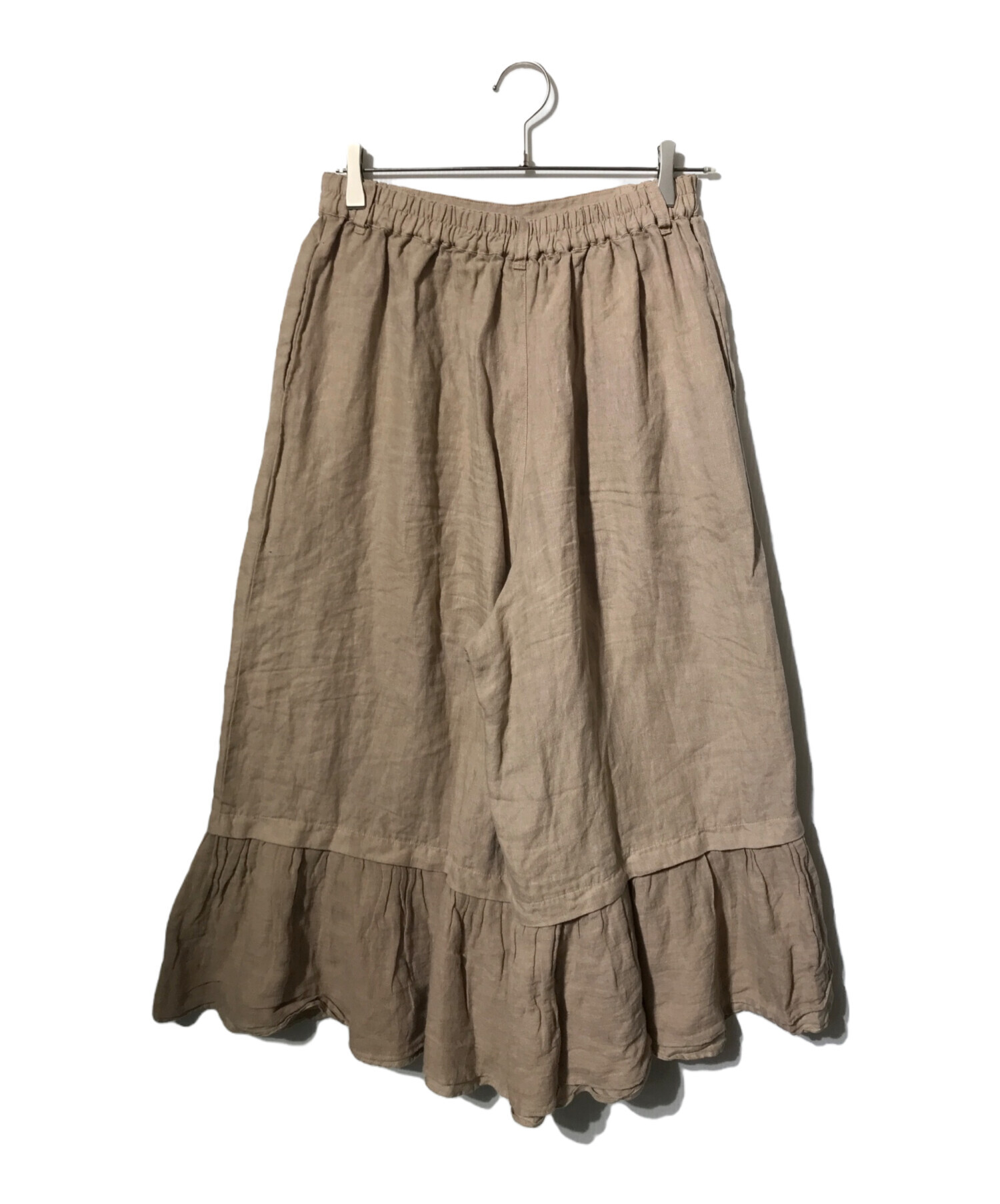中古・古着通販】nest Robe (ネストローブ) 25リネン切替フレアパンツ