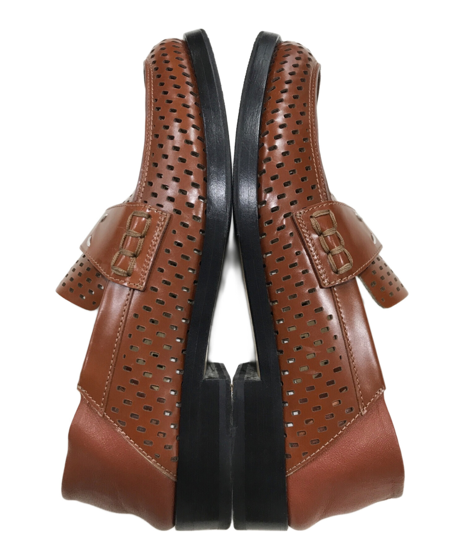 Maison Margiela シューズ（その他） 30cm 茶 【古着】【中古】【送料無料】 中古・古着通販】Maison Margiela (メゾンマルジェラ) スムースグロス