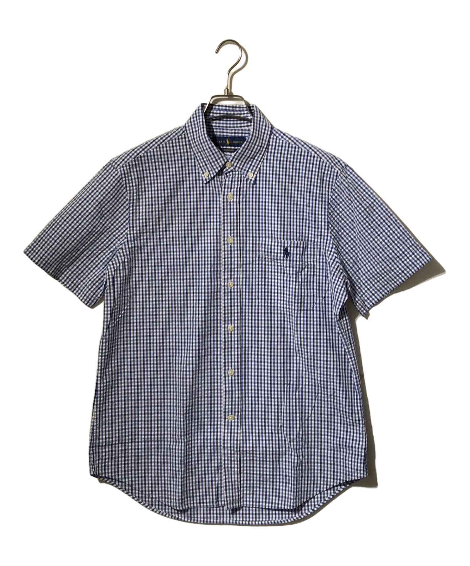 S*s様 新品未使用　ラルフローレン　シアサッカー　半袖 中古・古着通販】RALPH LAUREN (ラルフローレン) シアサッカー半袖