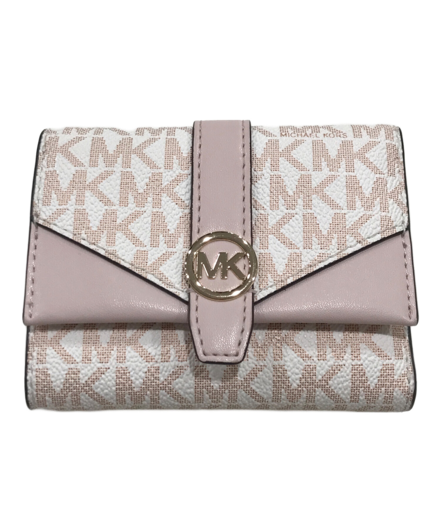 中古・古着通販】MICHAEL KORS (マイケルコース) モノグラム2つ折り