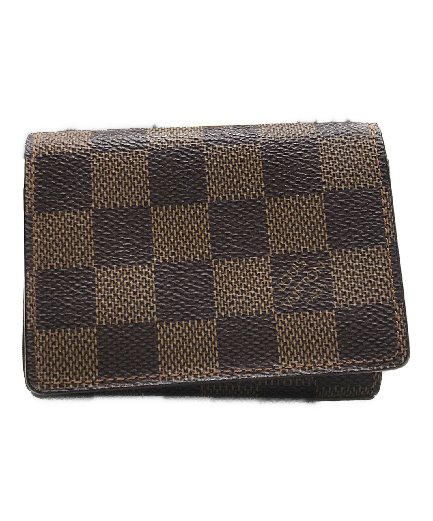 中古・古着通販】LOUIS VUITTON (ルイ ヴィトン) 名刺入れ ブラウン