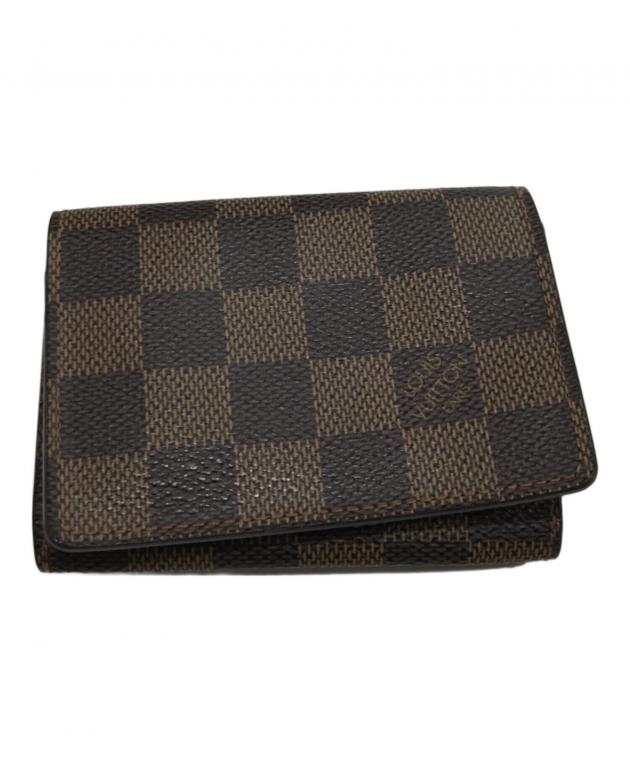 中古・古着通販】LOUIS VUITTON (ルイ ヴィトン) 名刺入れ ブラウン