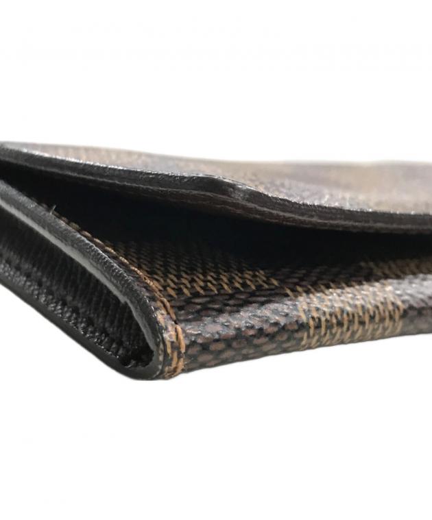 中古・古着通販】LOUIS VUITTON (ルイ ヴィトン) 名刺入れ ブラウン