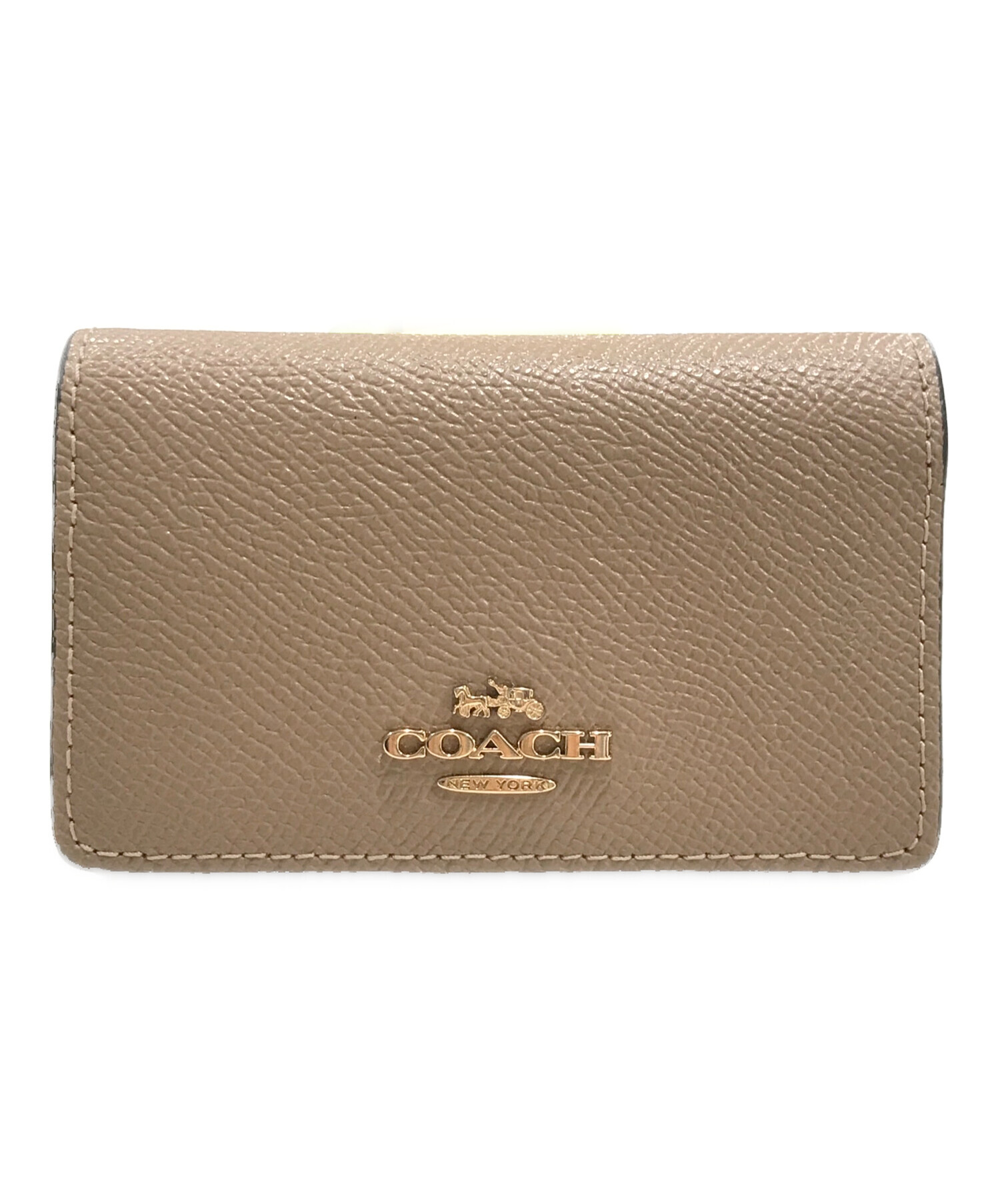【新品未使用】COACH キーケース ベージュ 中古・古着通販】COACH (コーチ) キーケース ベージュ｜ブランド・古着