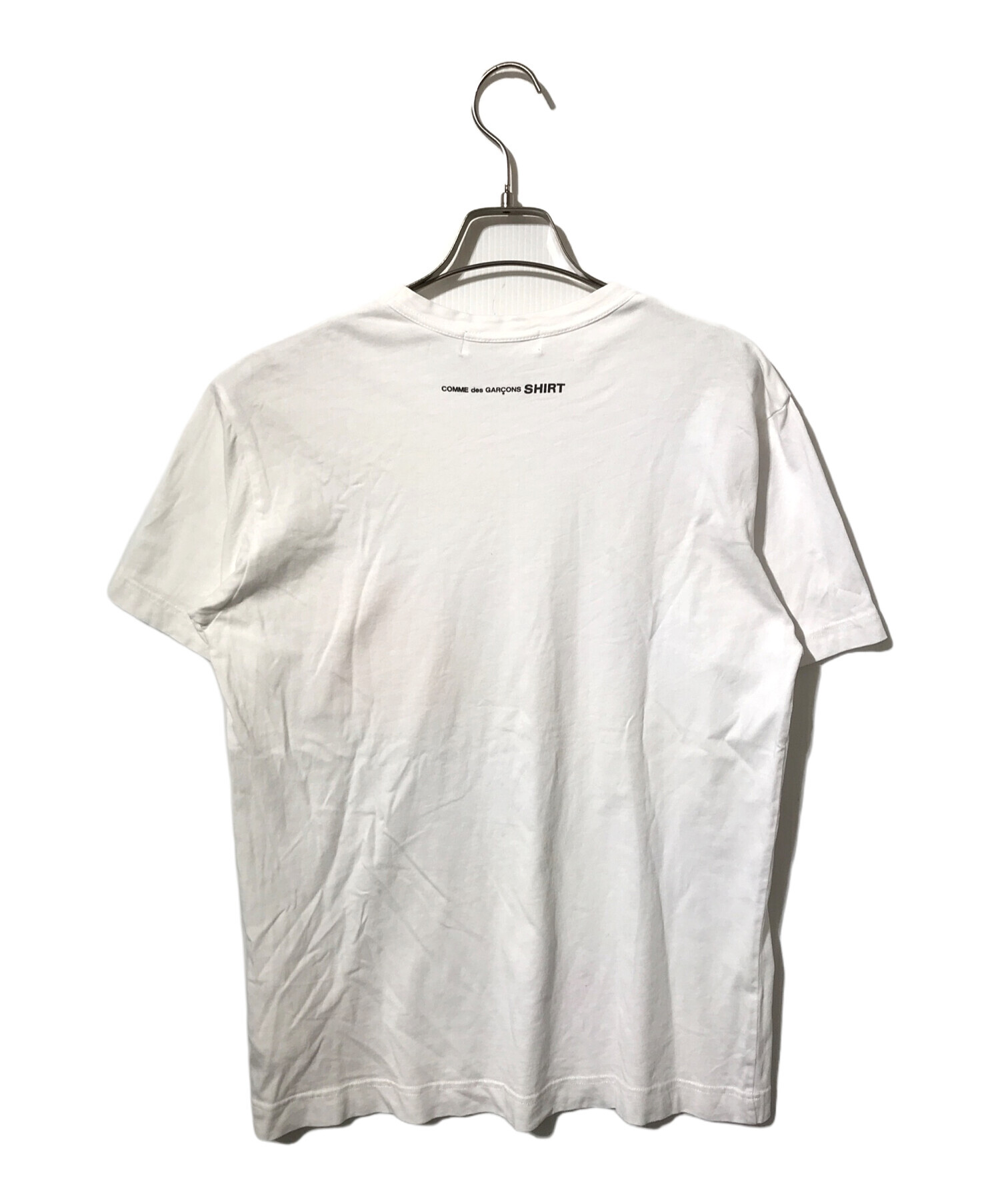 COMME des GARCONS SHIRT カジュアルシャツ S 白 【古着】【中古】【送料無料】 中古・古着通販】COMME des GARCONS SHIRT (コムデギャルソンシャツ