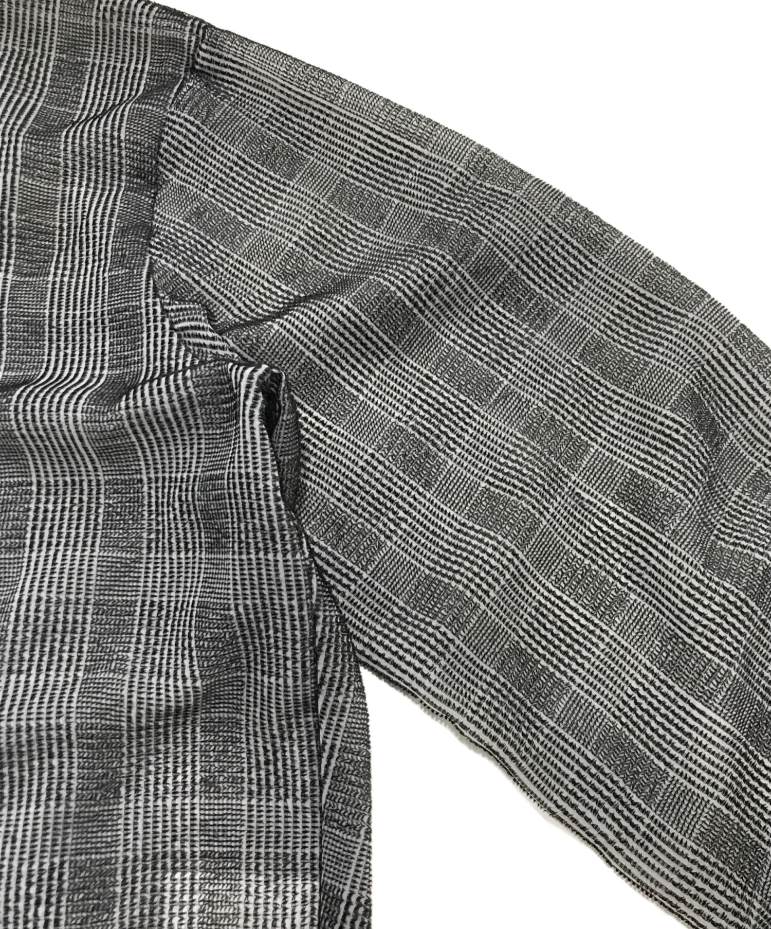 中古・古着通販】BEARDSLEY (ビアズリー) チェック柄シアートップス