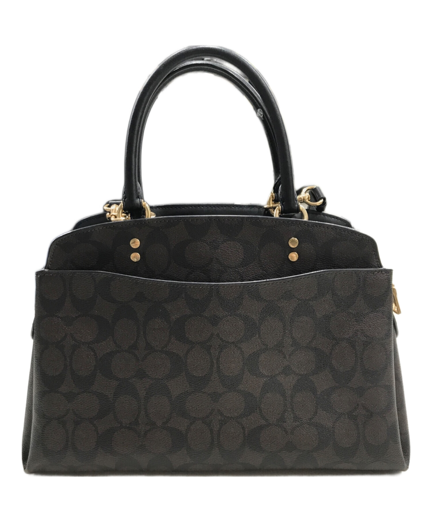 中古・古着通販】COACH (コーチ) リリー キャリーオール シグネチャー 