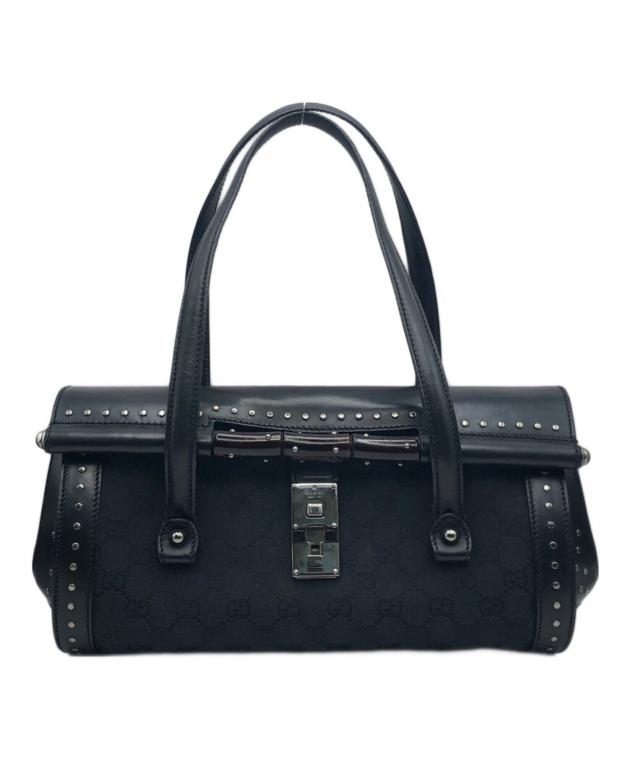 中古・古着通販】GUCCI (グッチ) バンブー ミニボストンバッグ