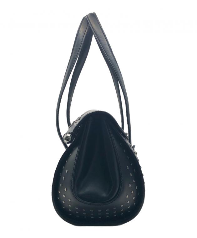 GUCCI グッチ バンブー レザー ミニボストン ハンドバッグ 中古・古着通販】GUCCI (グッチ) バンブー ミニボストンバッグ