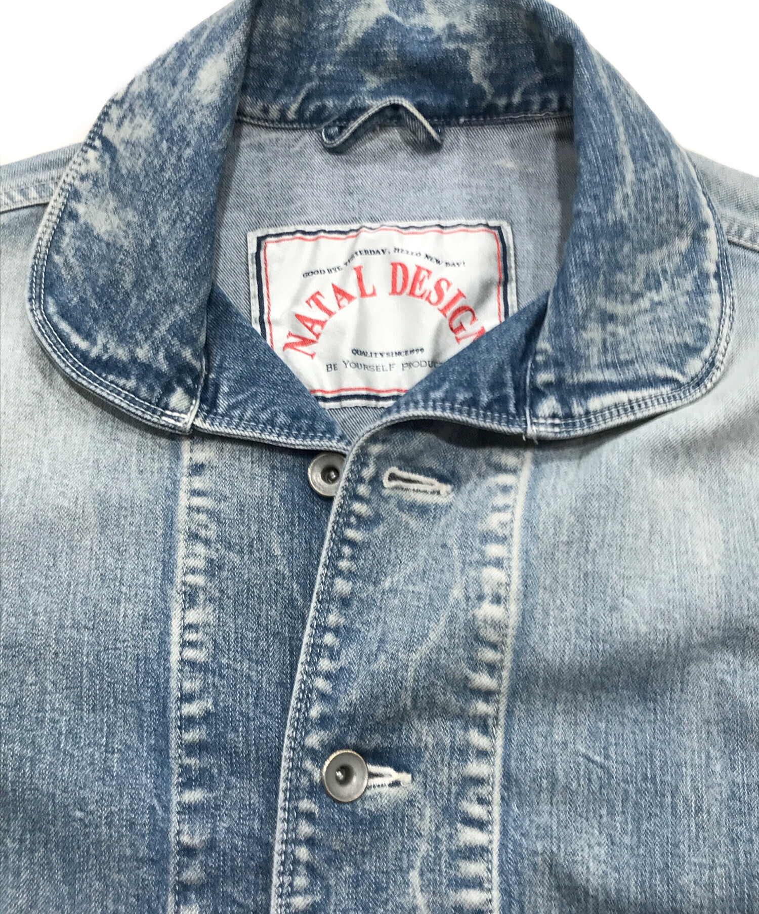 m*a様 NATAL DESIGN デニム カバーオール　Sサイズ 中古・古着通販】NATAL DESIGN (ネイタルデザイン) デニムカバーオール