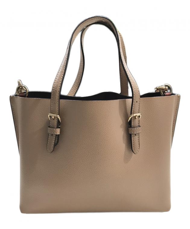 COACH コーチ モリートート ベージュ 中古・古着通販】COACH (コーチ) モリー トート2WAYバッグ ベージュ