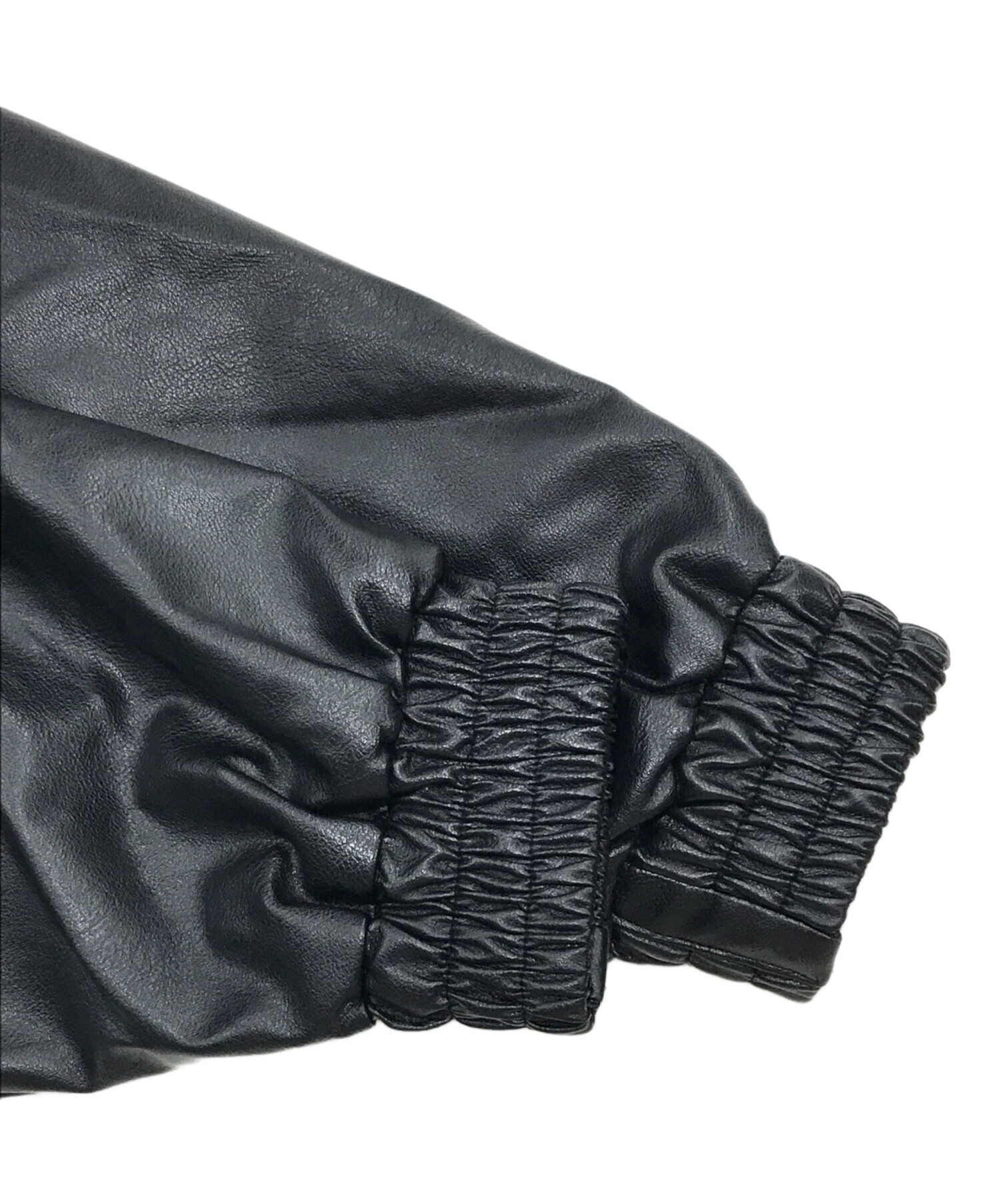 【XL】レザー ブラックジャケット AT FAR HEAVEN チュウカタベタイ 中古・古着通販】AT FAR HEAVEN (チュウカタベタイ) フェイクレザー