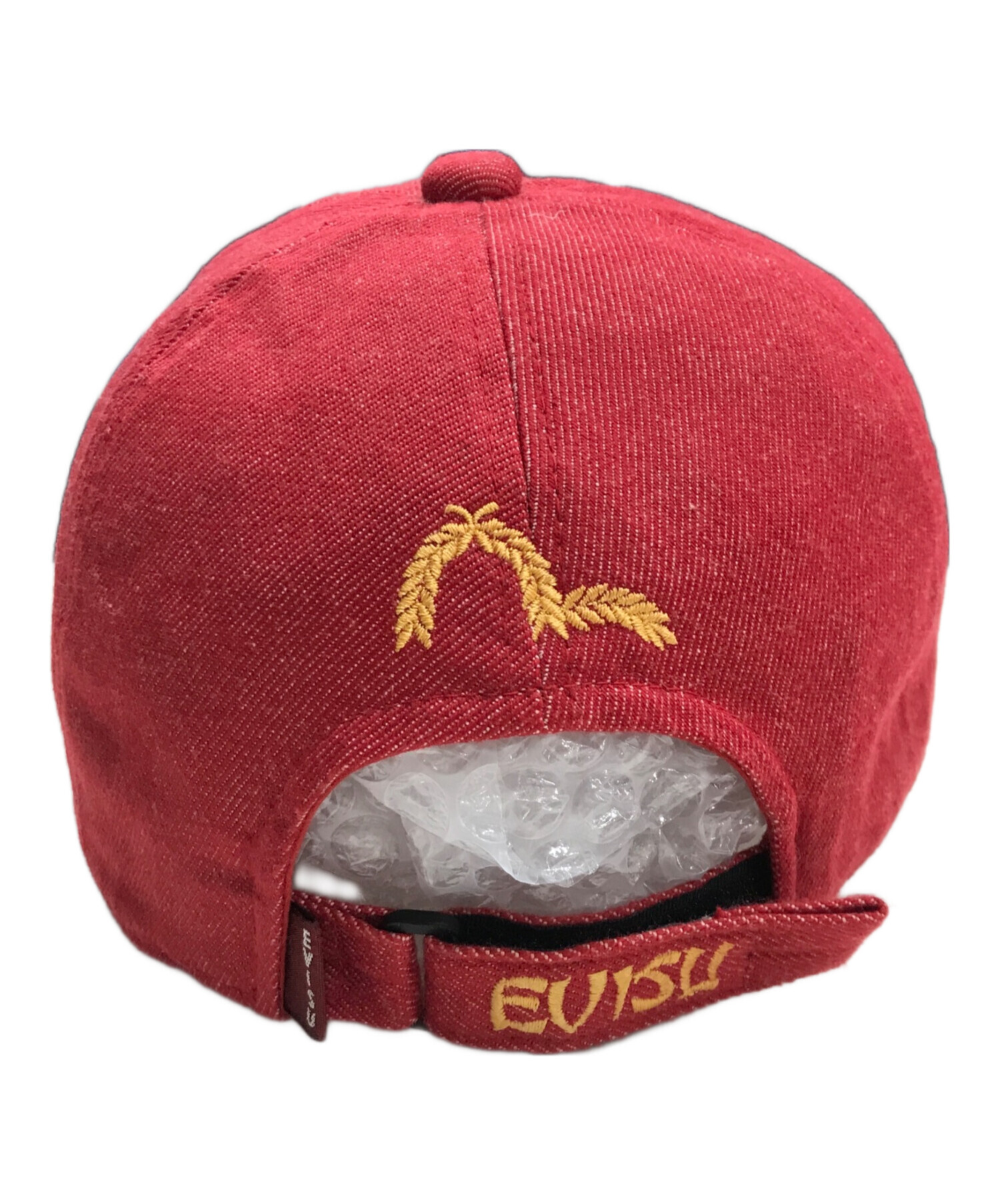 中古・古着通販】EVISU (エヴィス) 刺繍ロゴキャップ レッド｜ブランド