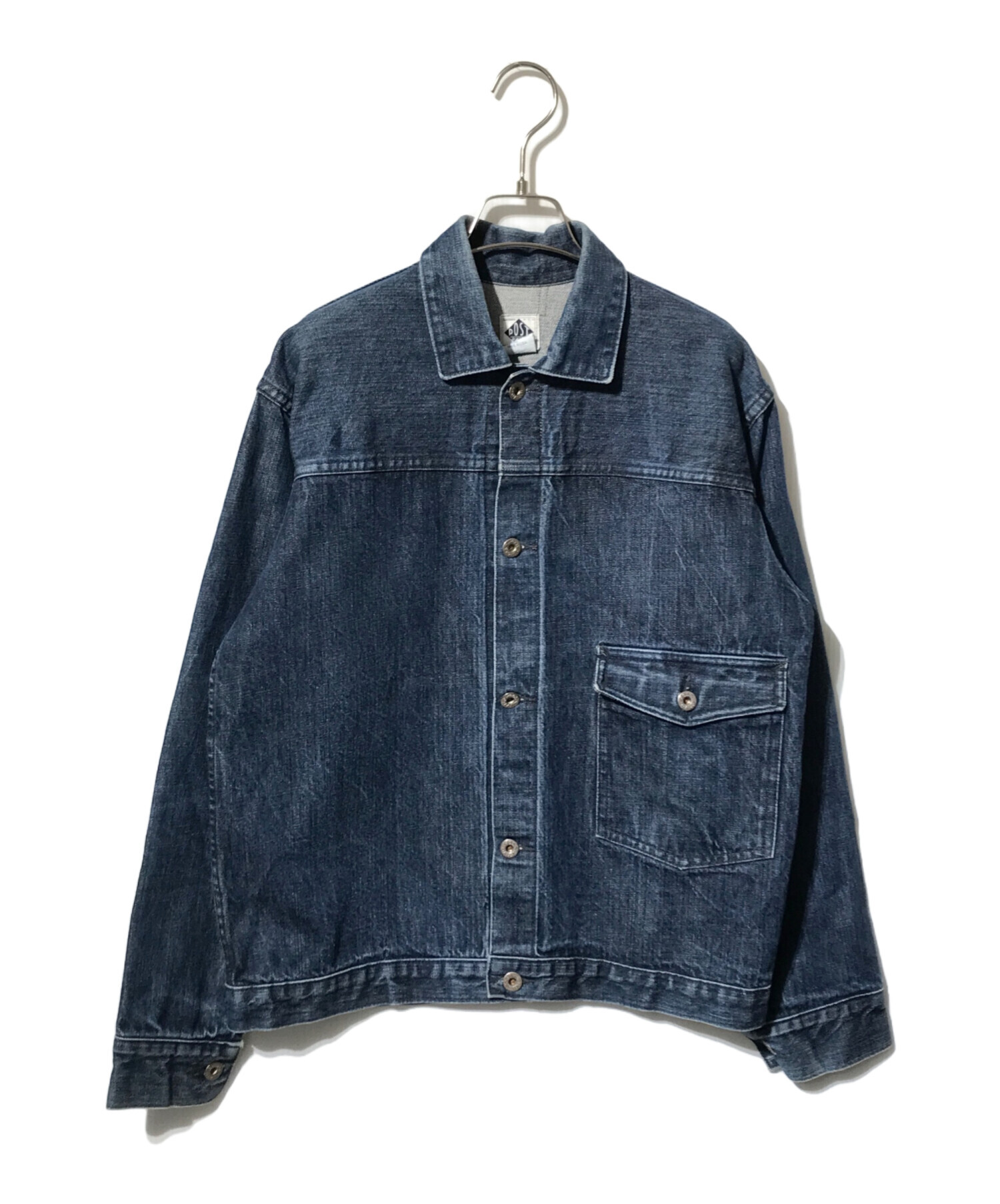 ポストオーバーオールズ 1stタイプ デニムジャケット 中古・古着通販】POST O'ALLS (ポストオーバーオールズ) 1STデニム