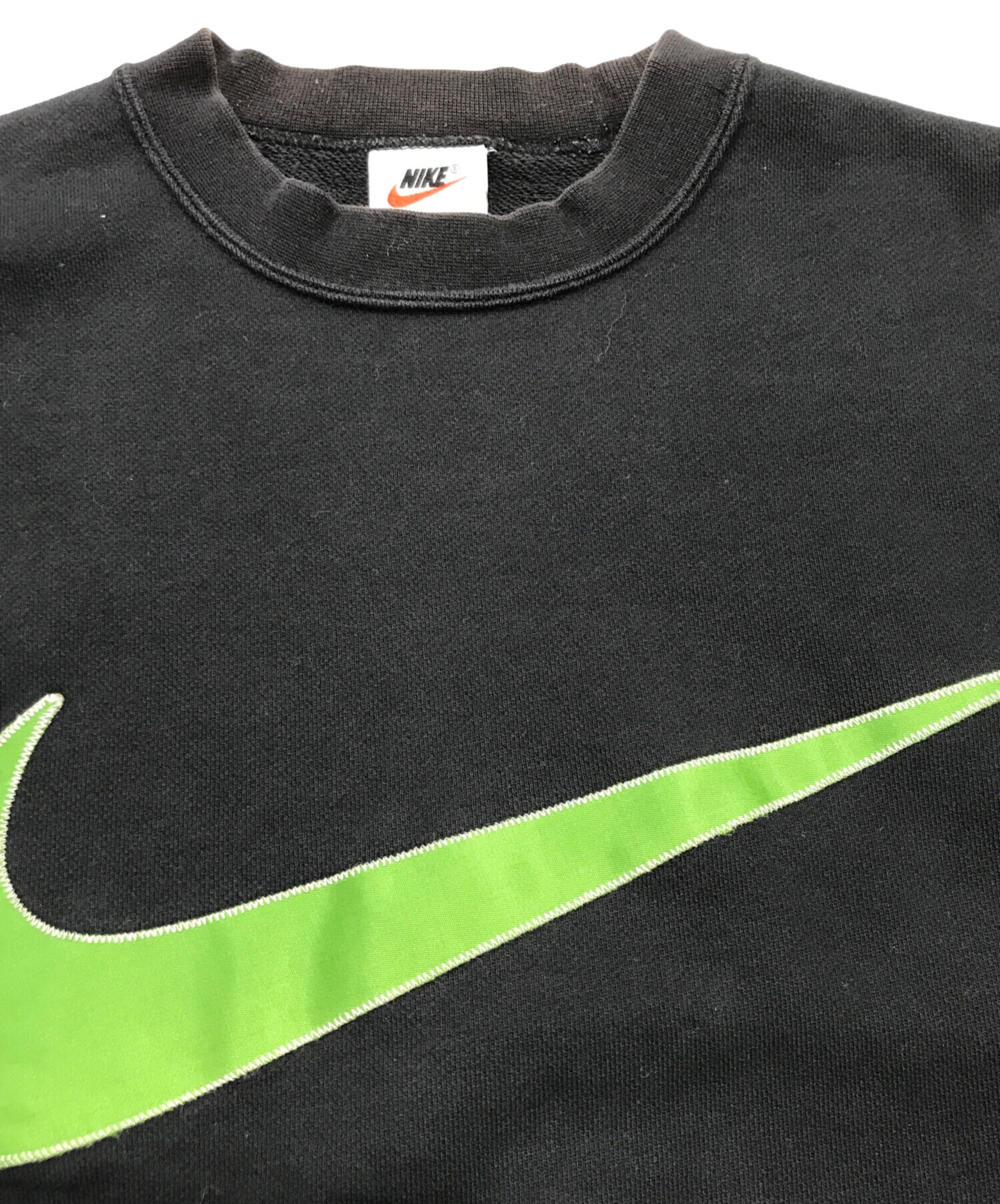 08M161◯ 90s NIKE ナイキ 新品未使用 ピッグスウォッシュ ロンT 中古・古着通販】NIKE (ナイキ) 90'S ビッグスウォッシュロゴ