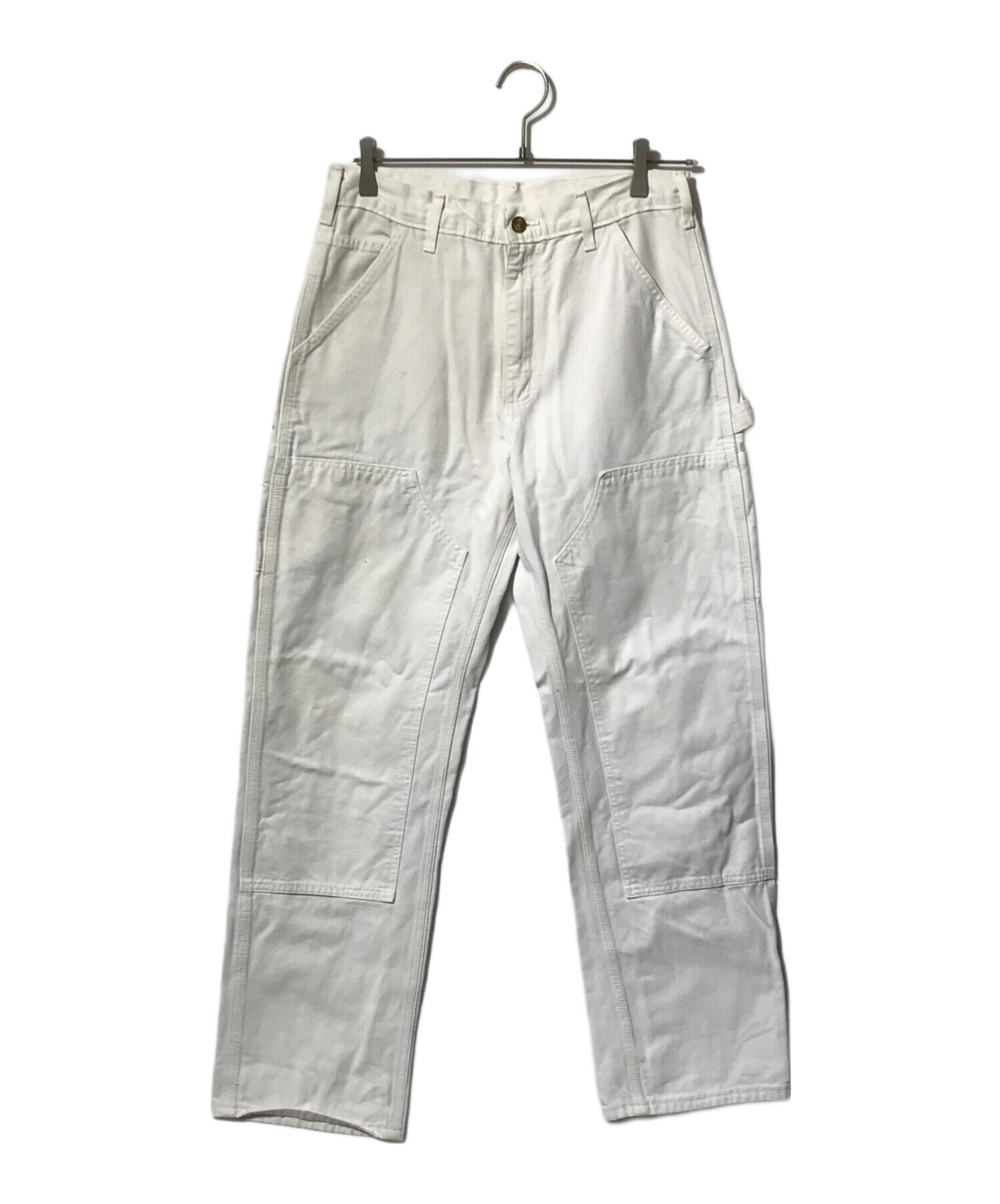 Carhartt ペインターパンツ ホワイト ダブルニー　30X30 古着 中古・古着通販】CarHartt (カーハート) ダブルニーペインターパンツ