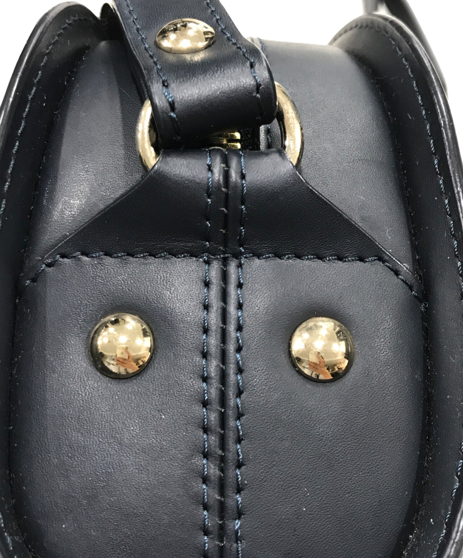 中古・古着通販】A.P.C. (アーペーセー) レザー ハーフムーン