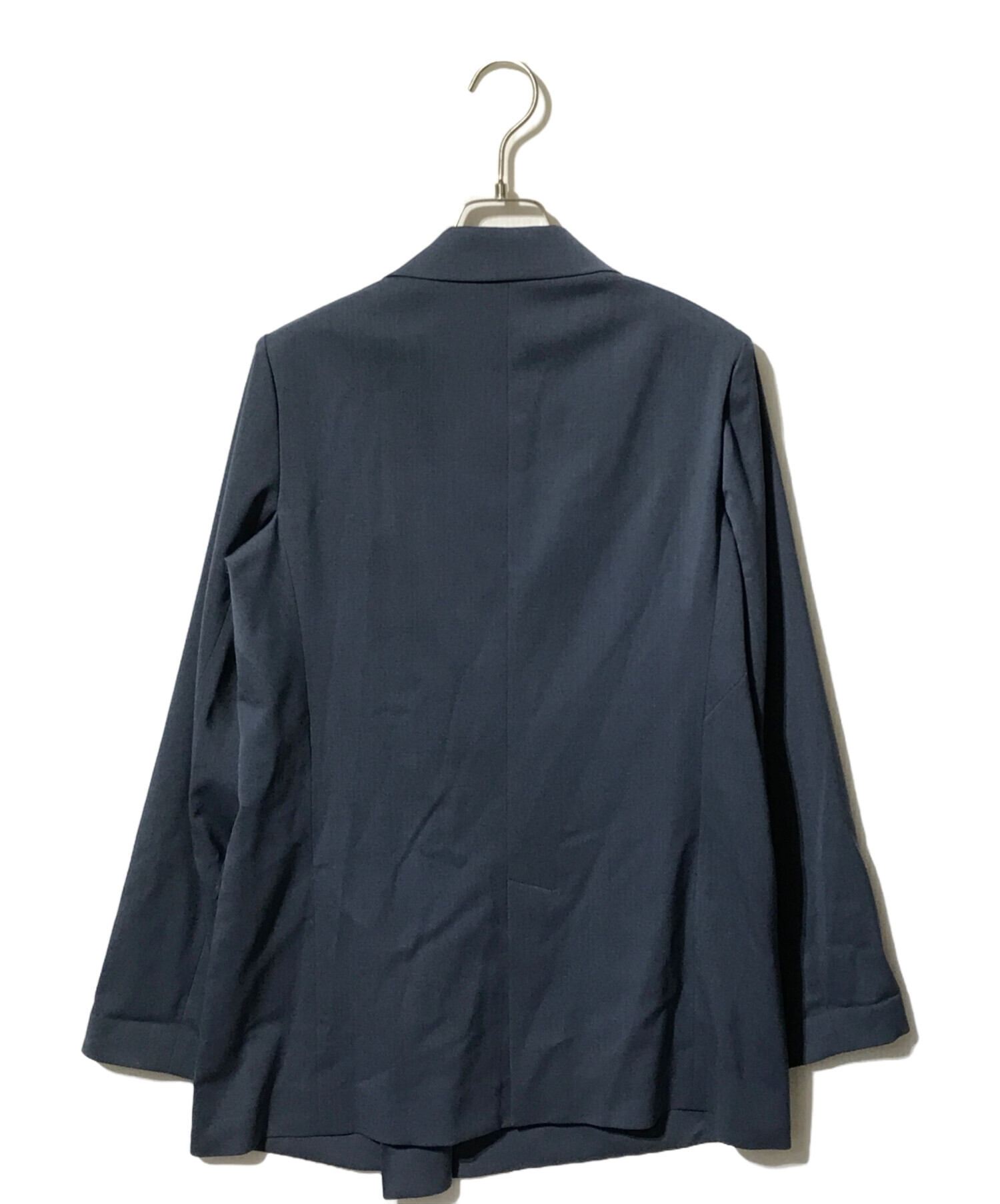 中古・古着通販】icB (アイシービー) ダブルジャケット ネイビー 