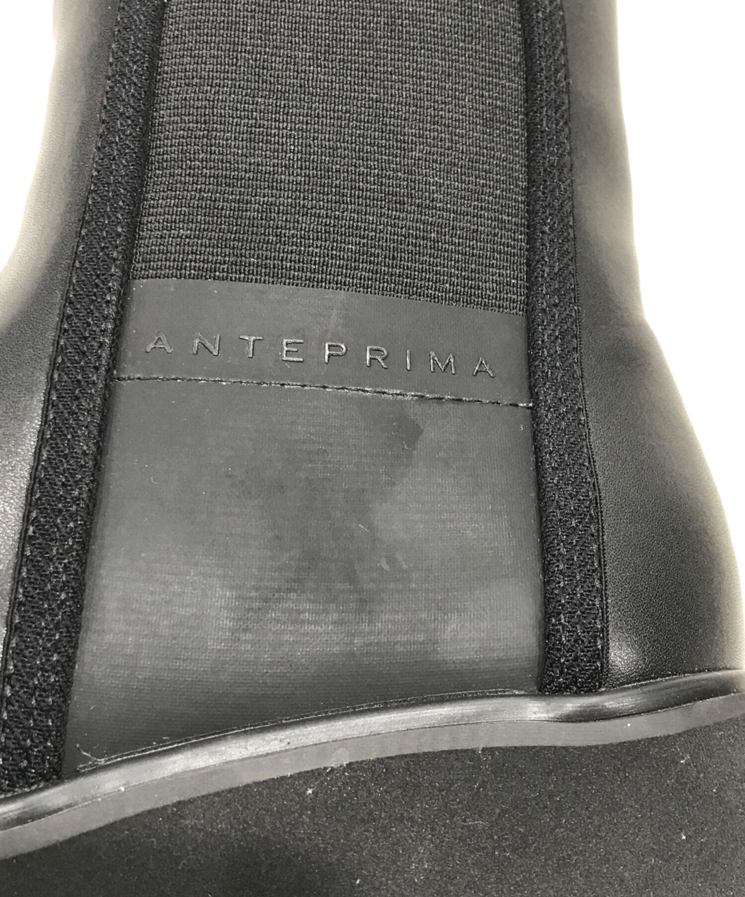 中古・古着通販】ANTEPRIMA (アンテプリマ) サイドゴアブーツ ブラック