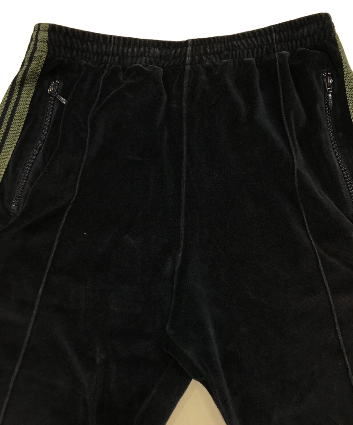 中古・古着通販】Needles (ニードルズ) ベロアトラックパンツ ネイビー