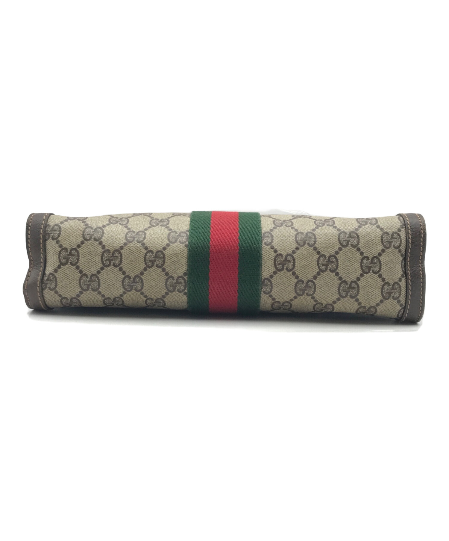 中古・古着通販】GUCCI (グッチ) GGクラッチバッグ ブラウン｜ブランド