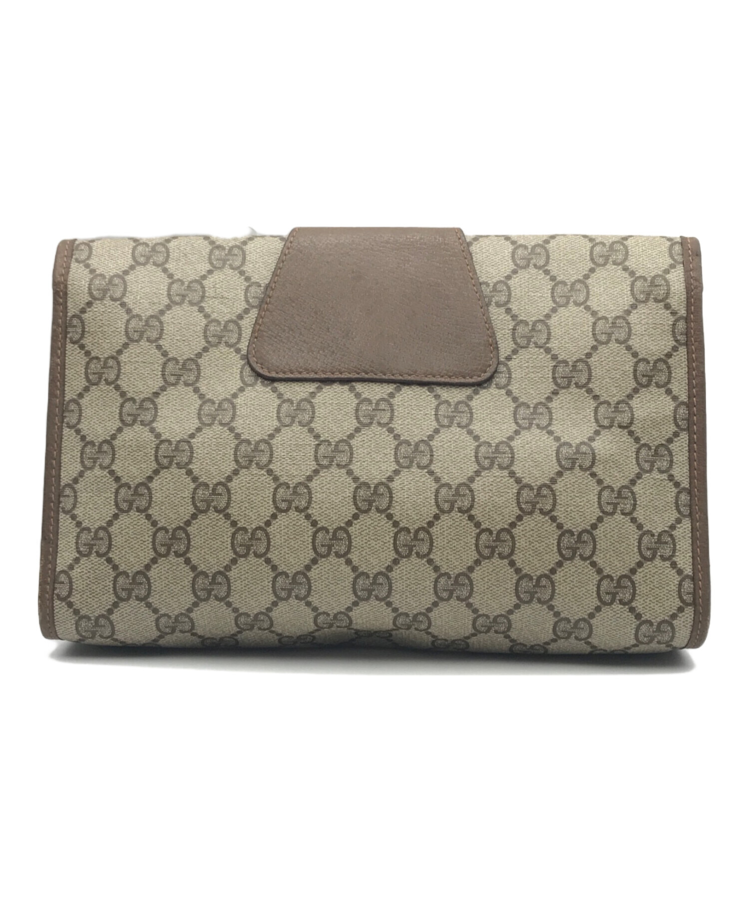 中古・古着通販】GUCCI (グッチ) GGクラッチバッグ ブラウン｜ブランド