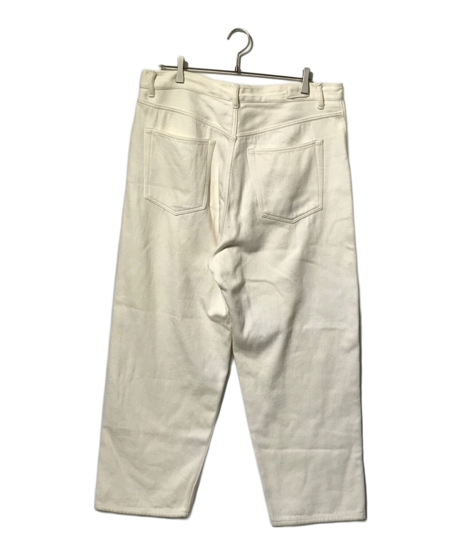 中古・古着通販】everyone (エブリワン) soft denim pants ホワイト