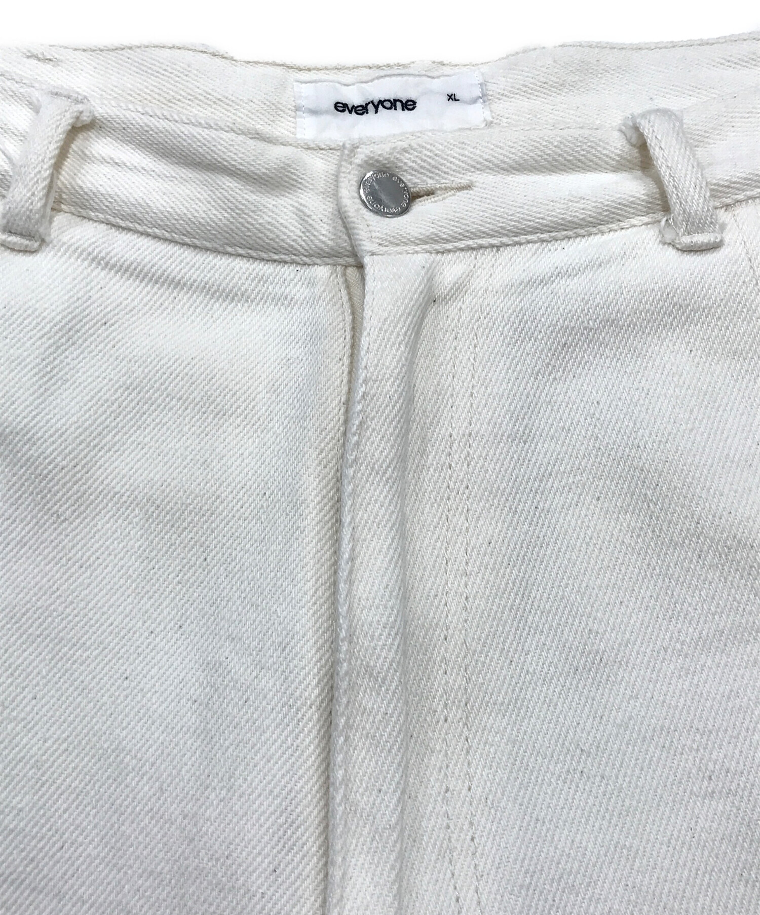中古・古着通販】everyone (エブリワン) soft denim pants ホワイト