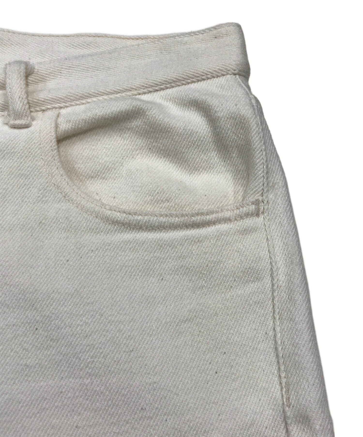 中古・古着通販】everyone (エブリワン) soft denim pants ホワイト
