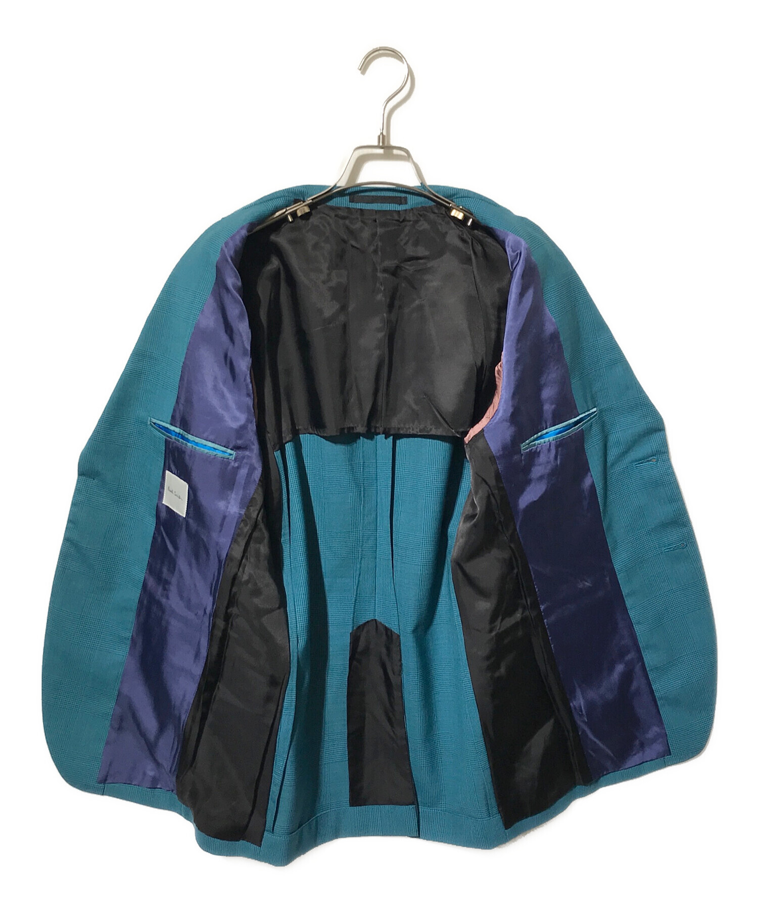 【美品】ポールスミス セットアップ ジャケット ブルー 中古・古着通販】PAUL SMITH (ポールスミス) セットアップスーツ