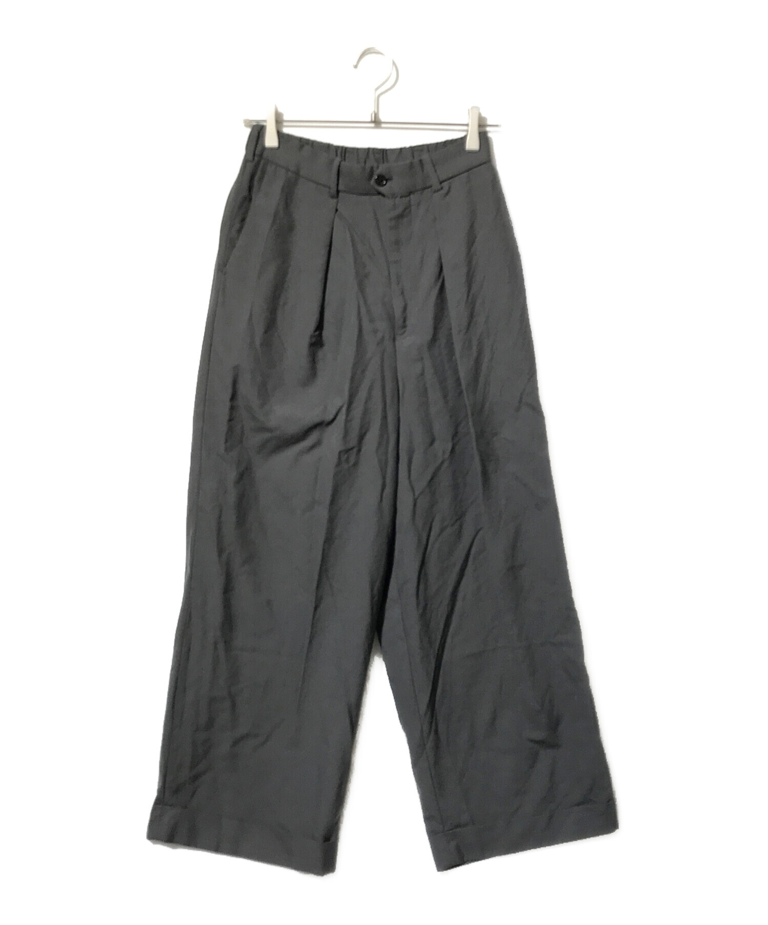 中古・古着通販】MARKAWARE (マーカウェア) PLEATED WIDE TROUSERS