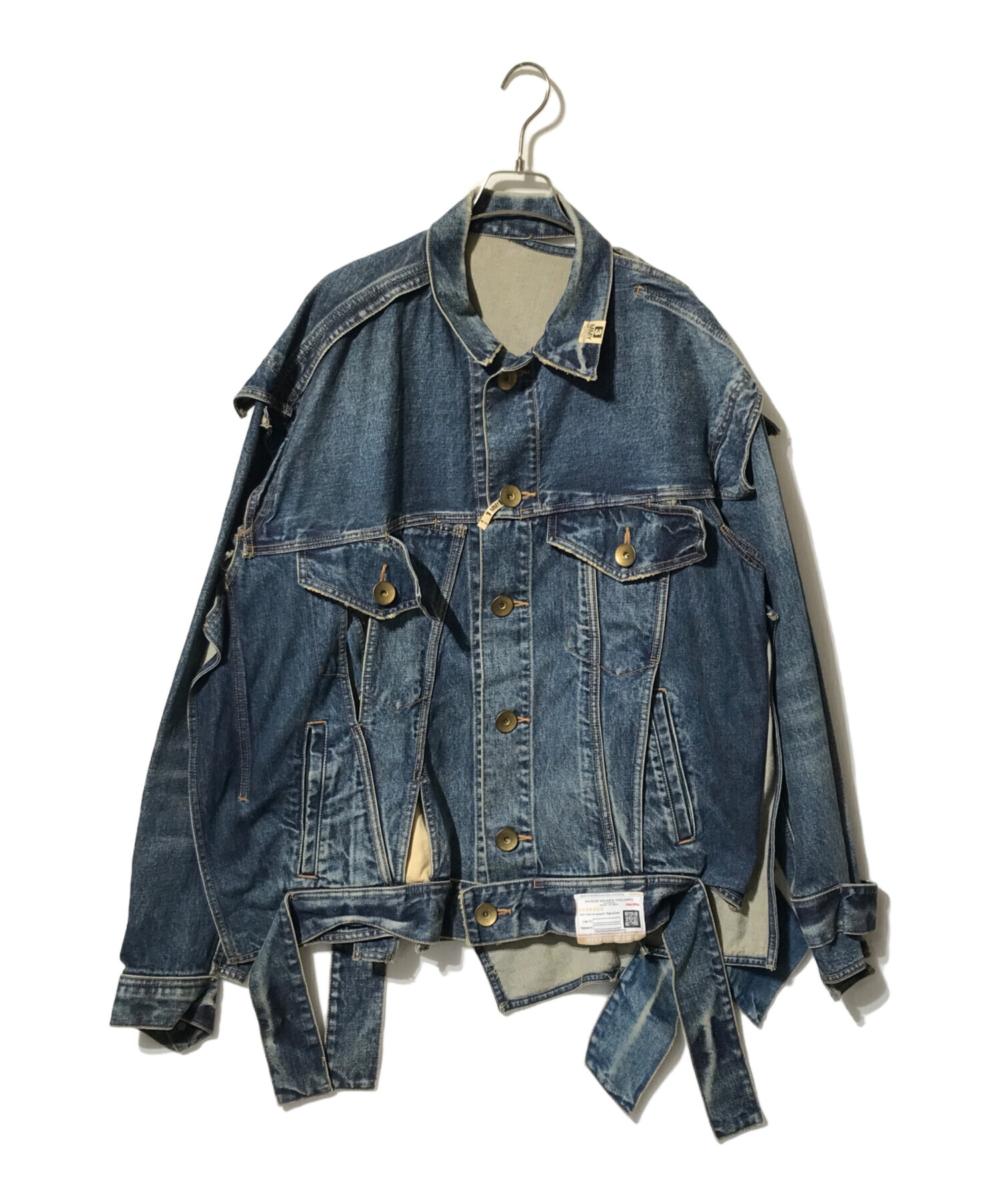 00s MIHARA YASUHIRO デニムライダースジャケット 初期 中古・古着通販】Maison MIHARA YASUHIRO (メゾン ミハラ ヤスヒロ