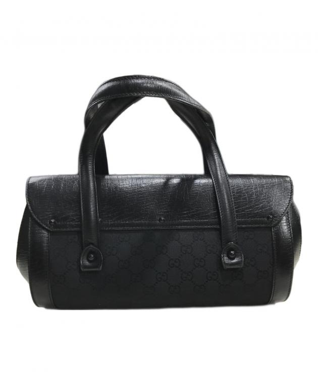 中古・古着通販】GUCCI (グッチ) バンブーハンドバッグ ブラック