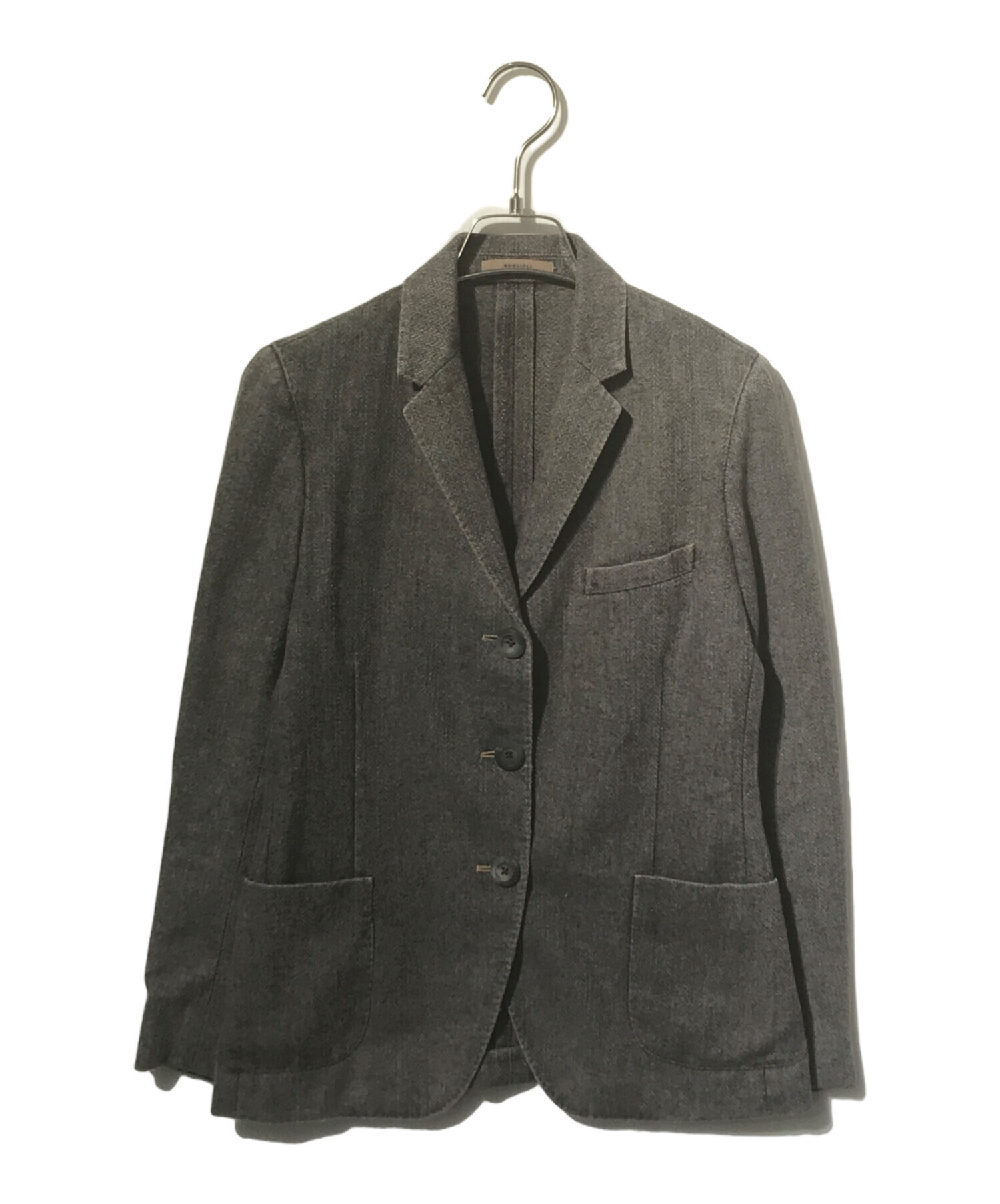 中古・古着通販】BOGLIOLI (ボリオリ) ウール混3Bジャケット ブラウン