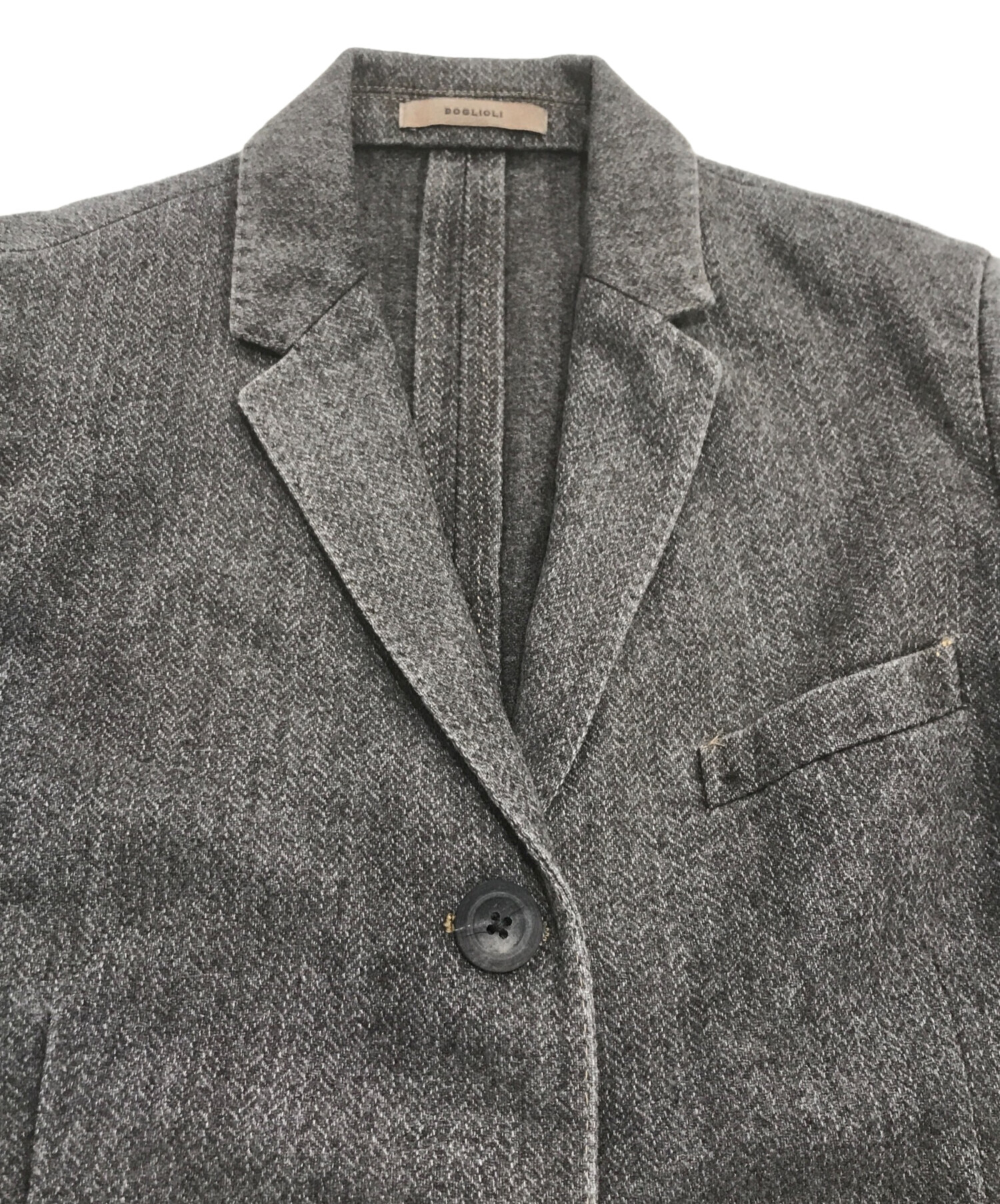 中古・古着通販】BOGLIOLI (ボリオリ) ウール混3Bジャケット ブラウン