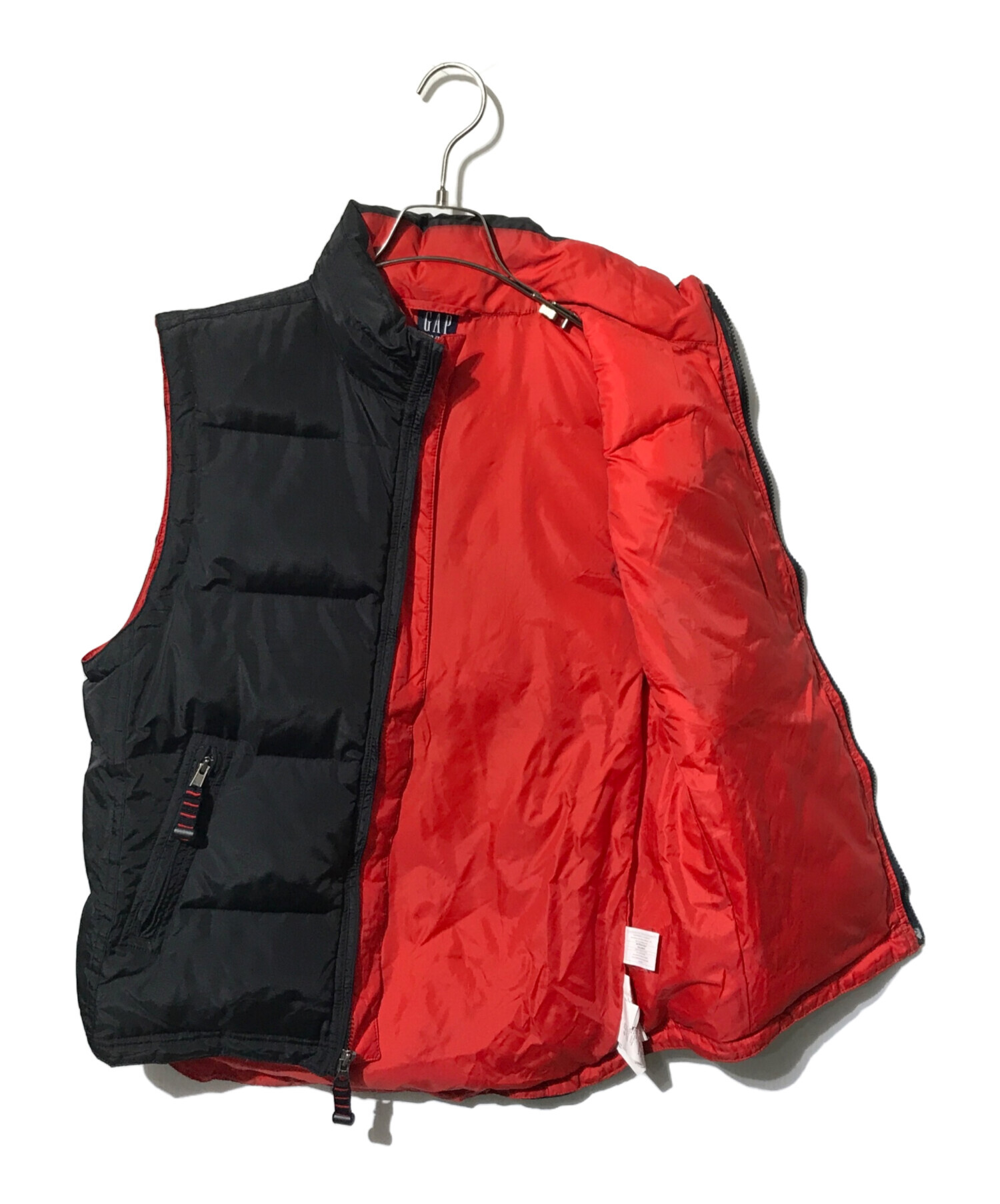 中古・古着通販】GAP (ギャップ) 中綿ベスト ブラック サイズ:XXL