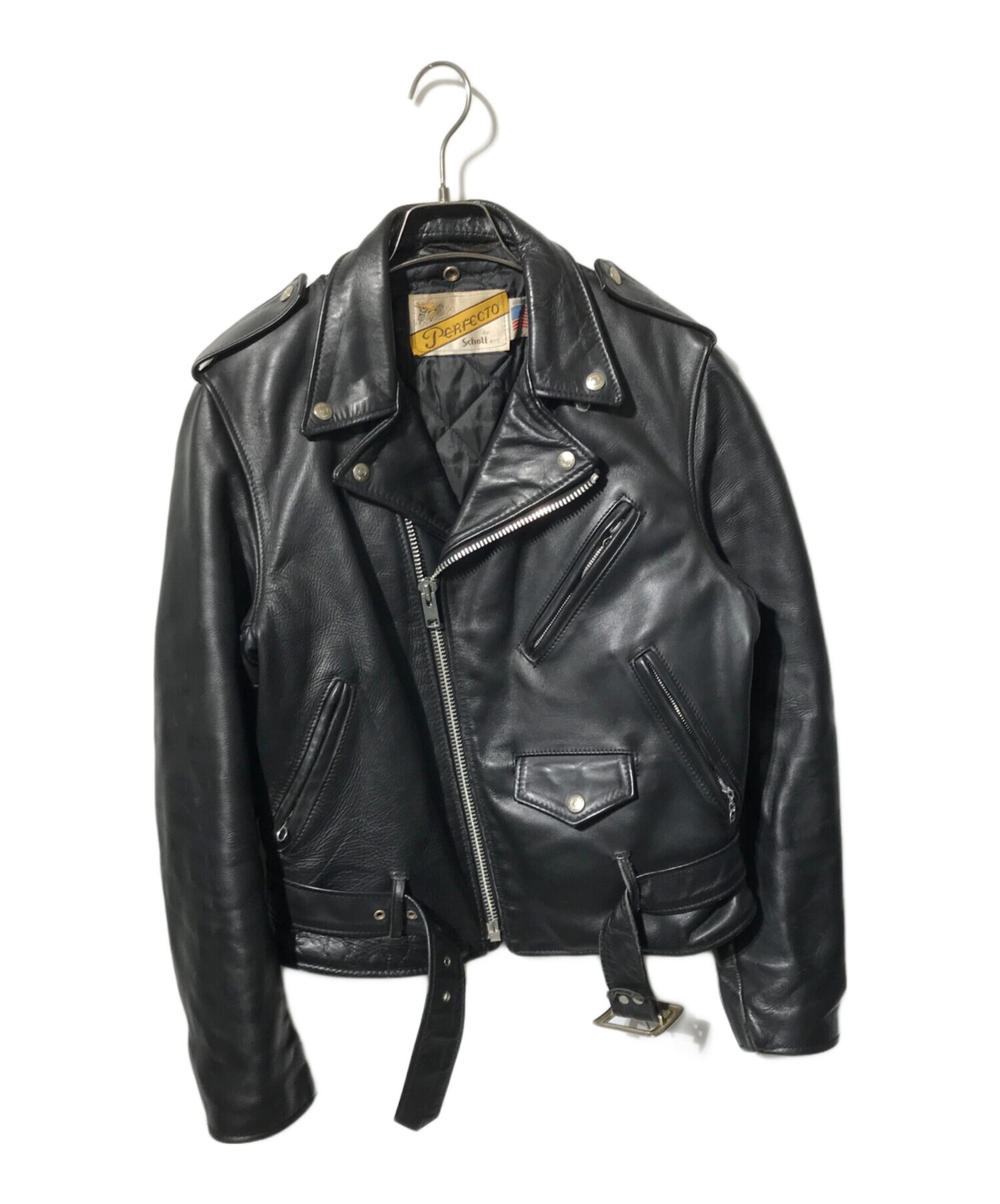 schott ショット　ダブルライダース　618 ビンテージ　古着　　本革 中古・古着通販】Schott (ショット) 618 ダブルライダースジャケット